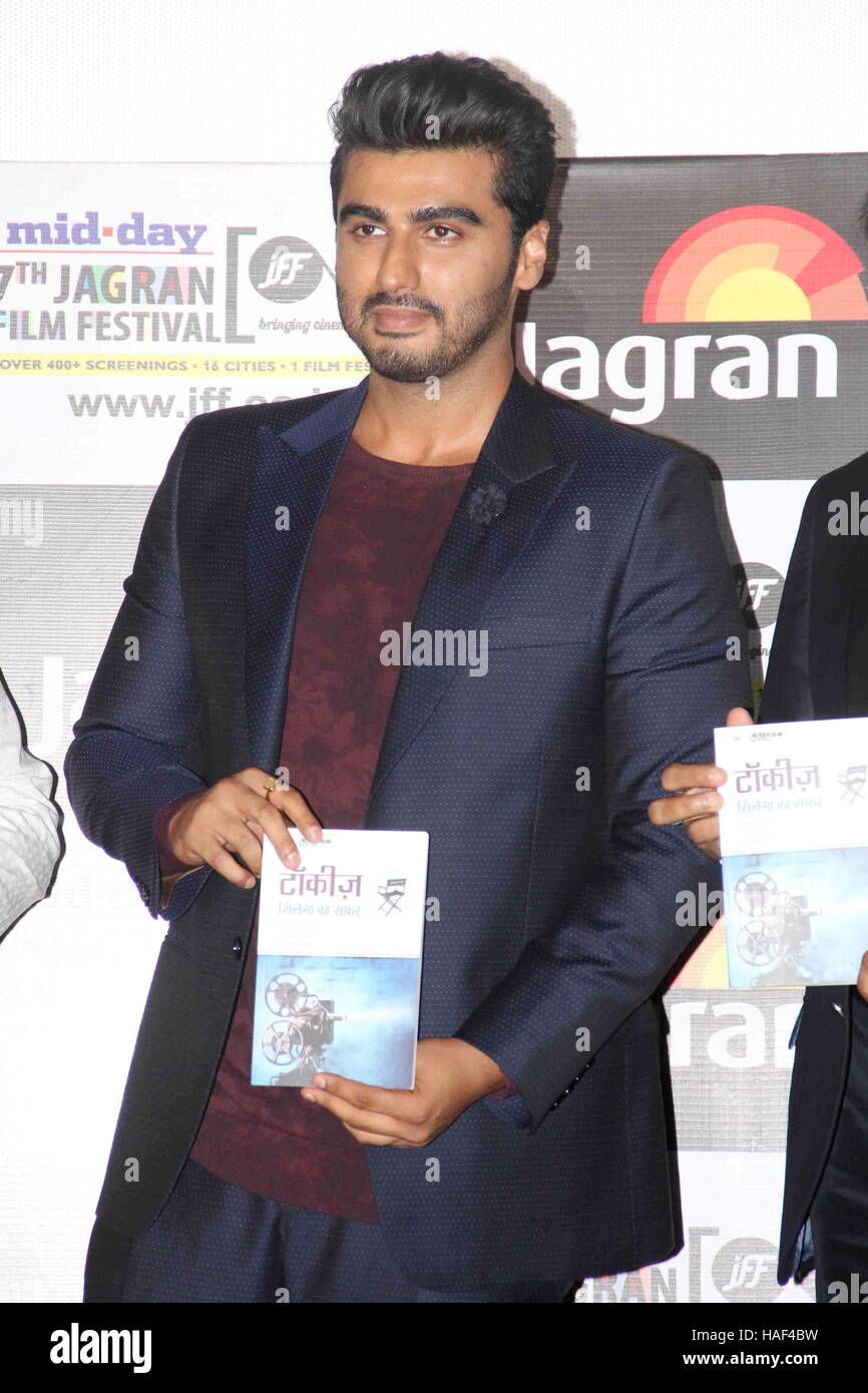 Bollywood actor Arjun Kapoor during the opening ceremony of 7th Jagran Film Festival in Mumbai, India on September 26, 2016. Stock Photo