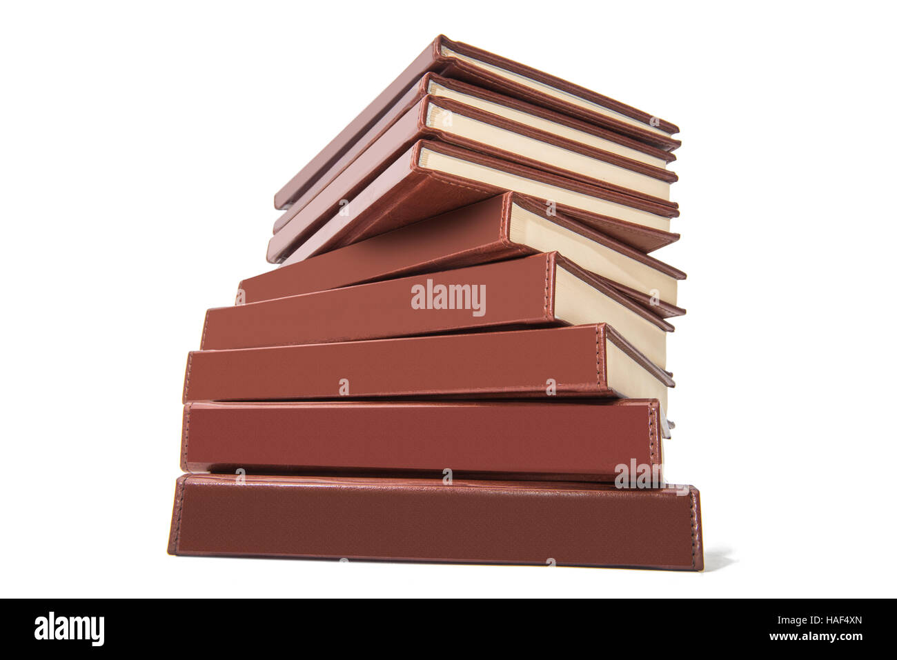 Big stack of old antique books isolated on white background Stock Photo Alamy