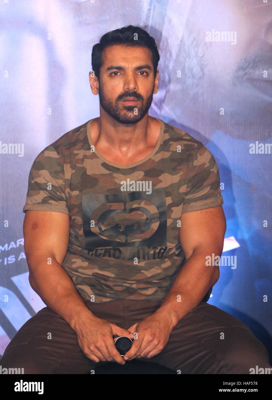 John Abraham Actor Bollywood actor John Abraham during the trailer launch of film Force 2