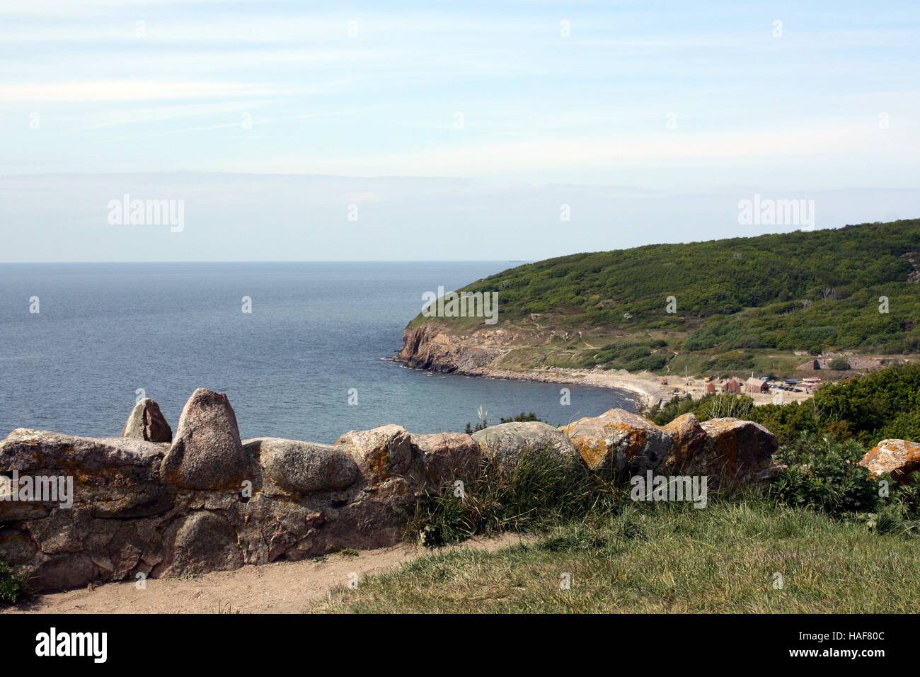Landscape on the island Bornholm. Denmark Stock Photo Alamy