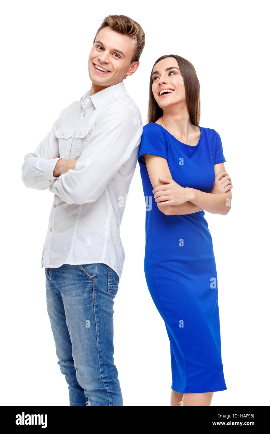 Happy couple on Valentines day Stock Photo