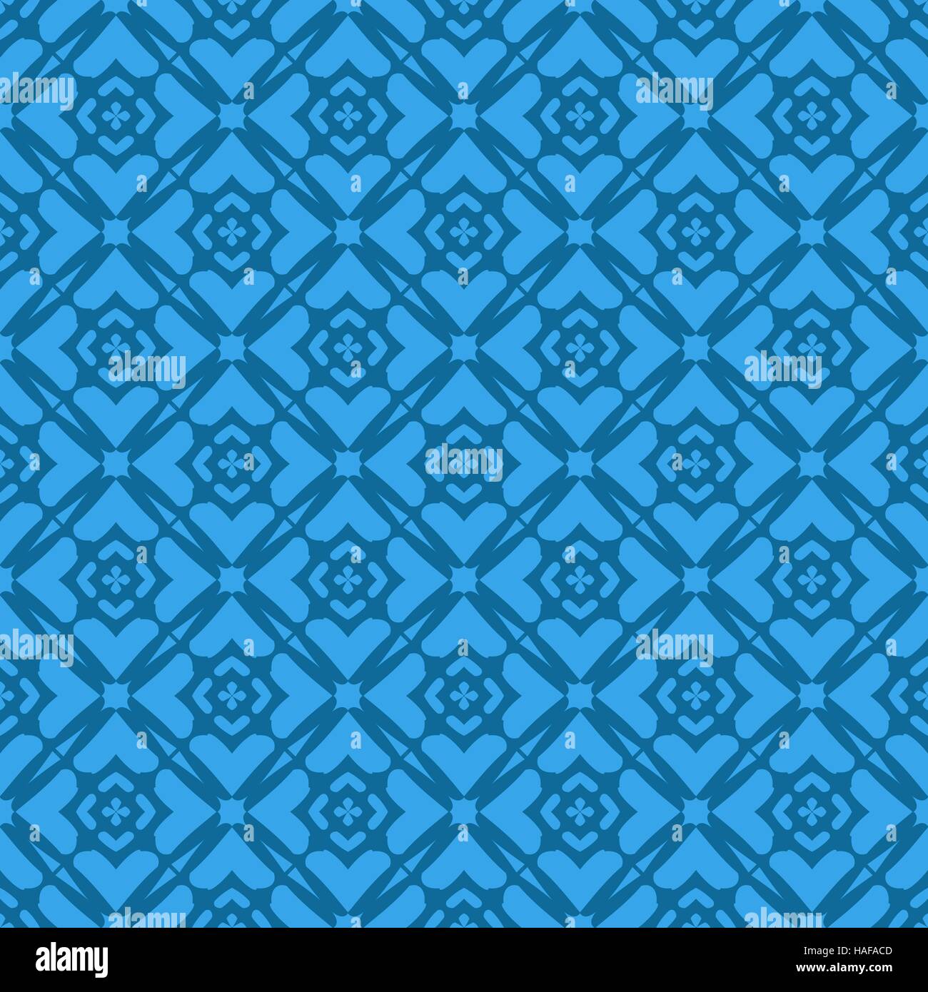 Blue Ornamental Seamless Line Pattern Stock Vector Image & Art - Alamy