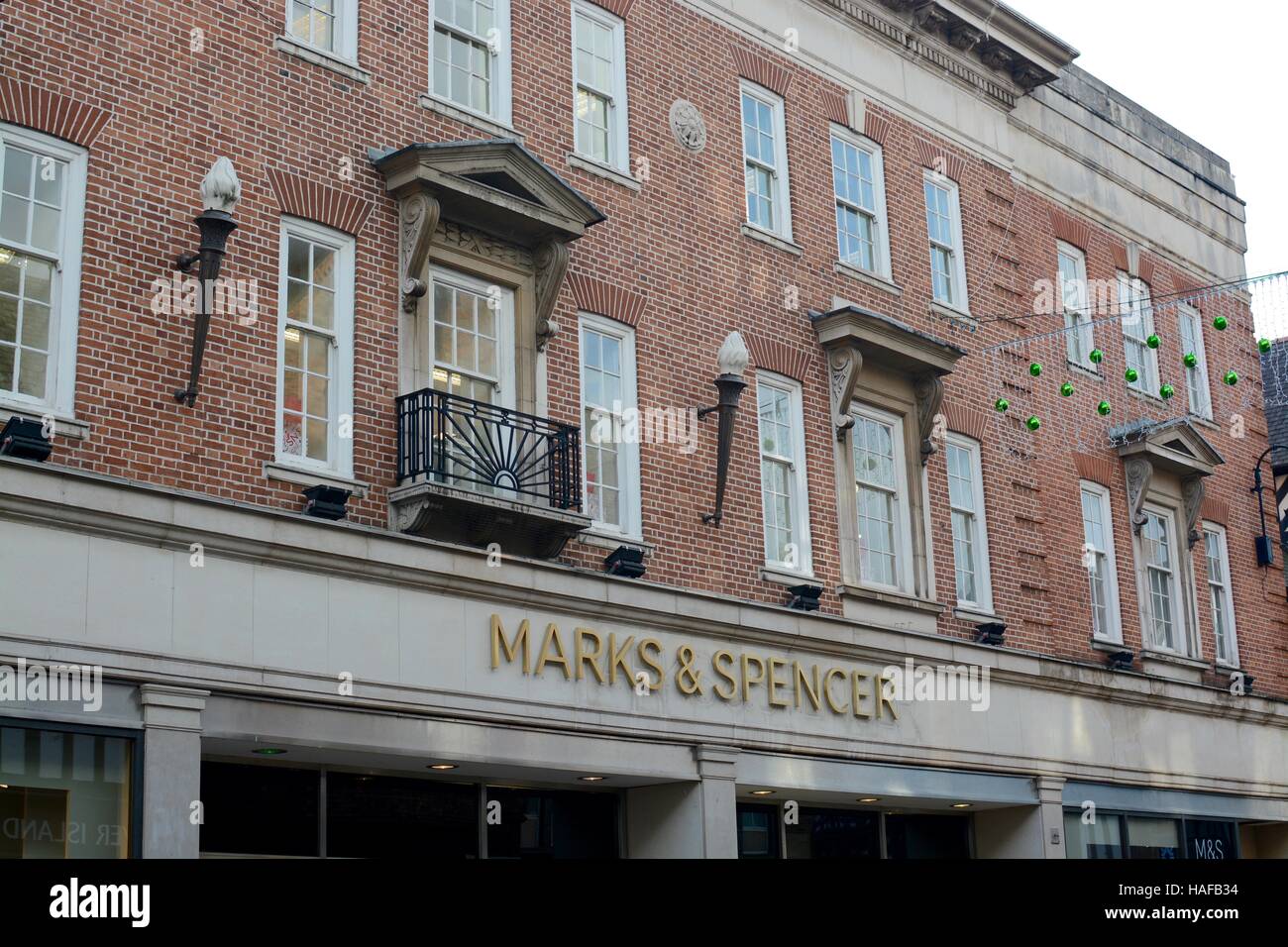 Marks and Spencer store in Chester city centre, Foregate street, Chester, Cheshire, England, UK