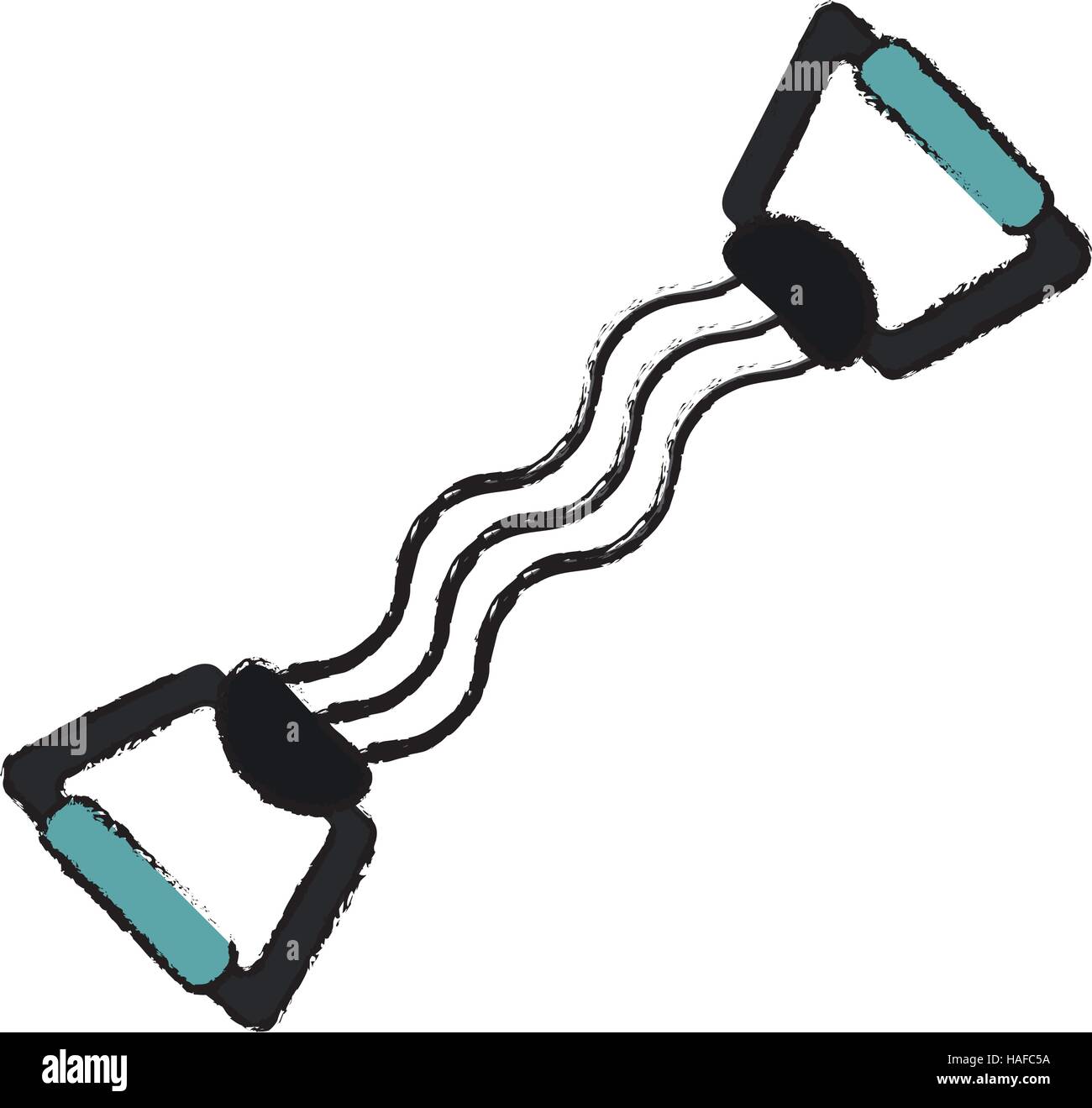 drawing resistance band exercising gym fitness Stock Vector Image & Art Alamy