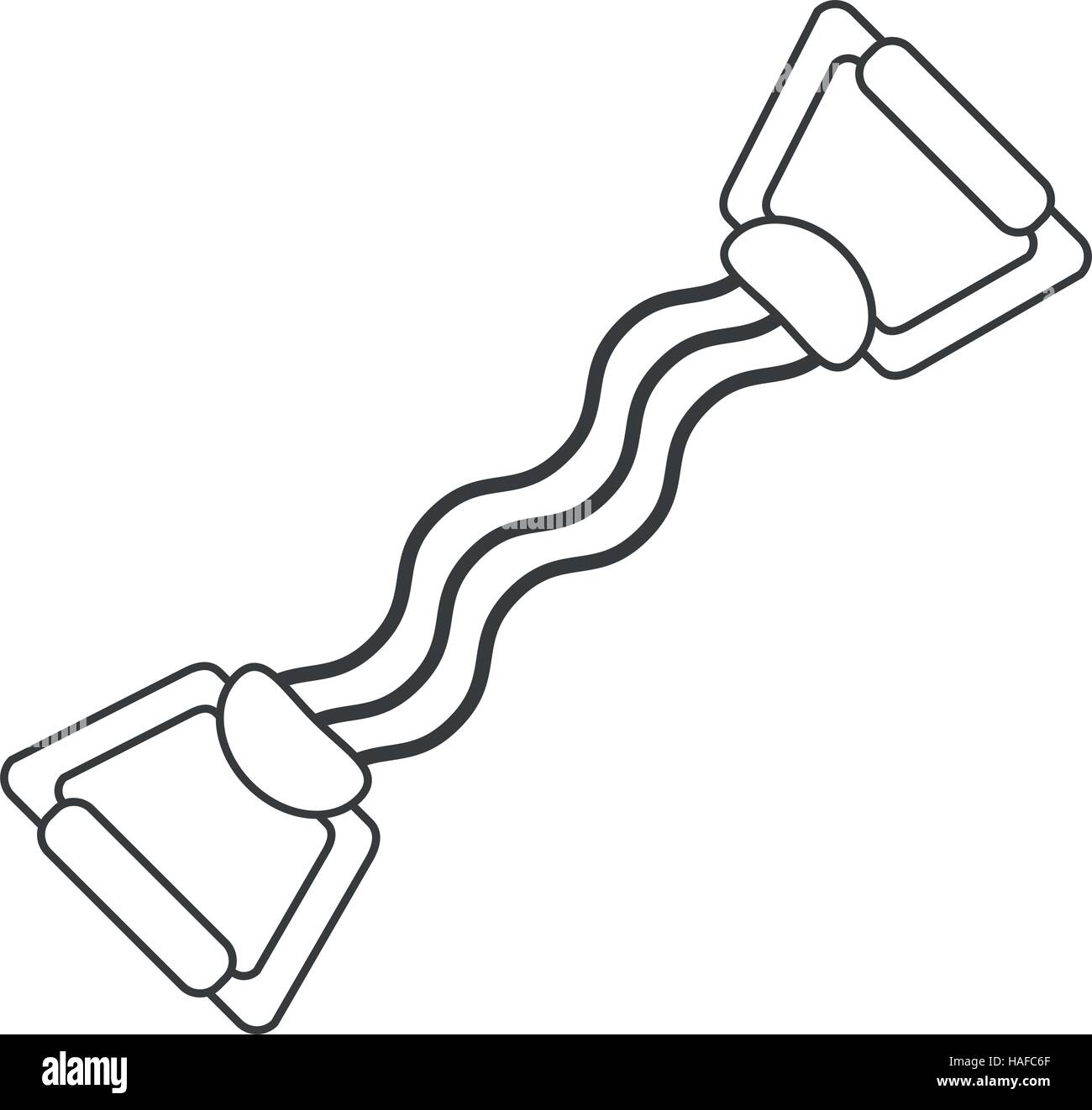 outline resistance band exercising gym fitness Stock Vector Image & Art Alamy