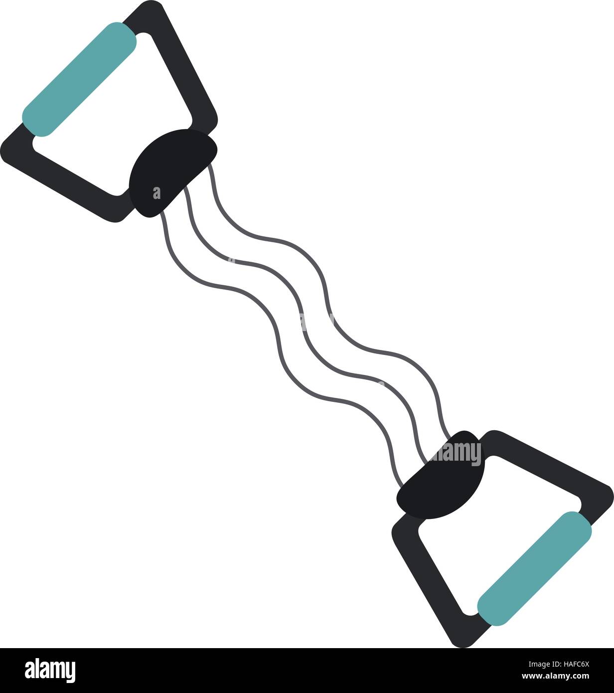 resistance band exercising gym fitness Stock Vector Image & Art - Alamy