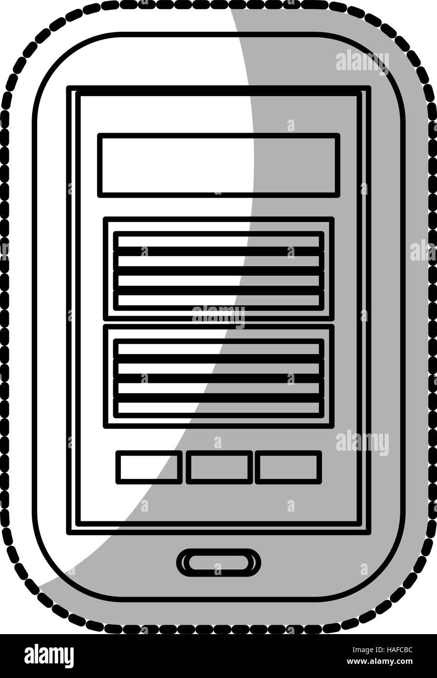 Isolated smartphone device design Stock Vector Image & Art - Alamy