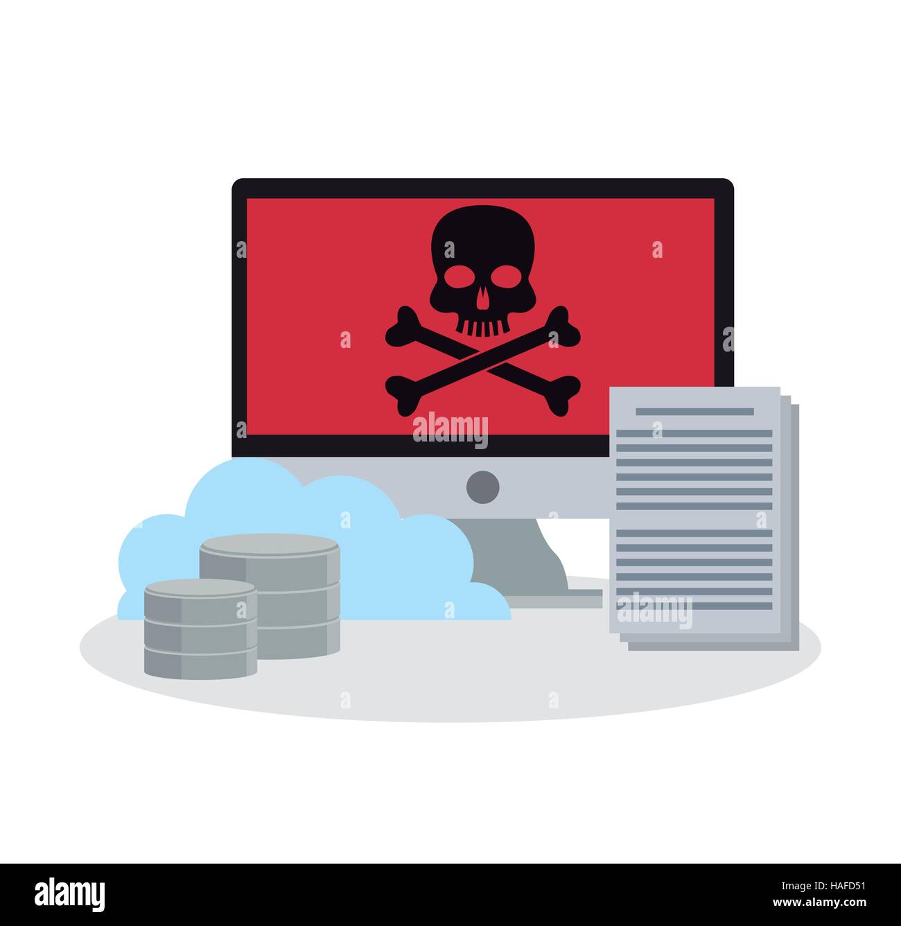 Computer and security system design Stock Vector Image & Art - Alamy