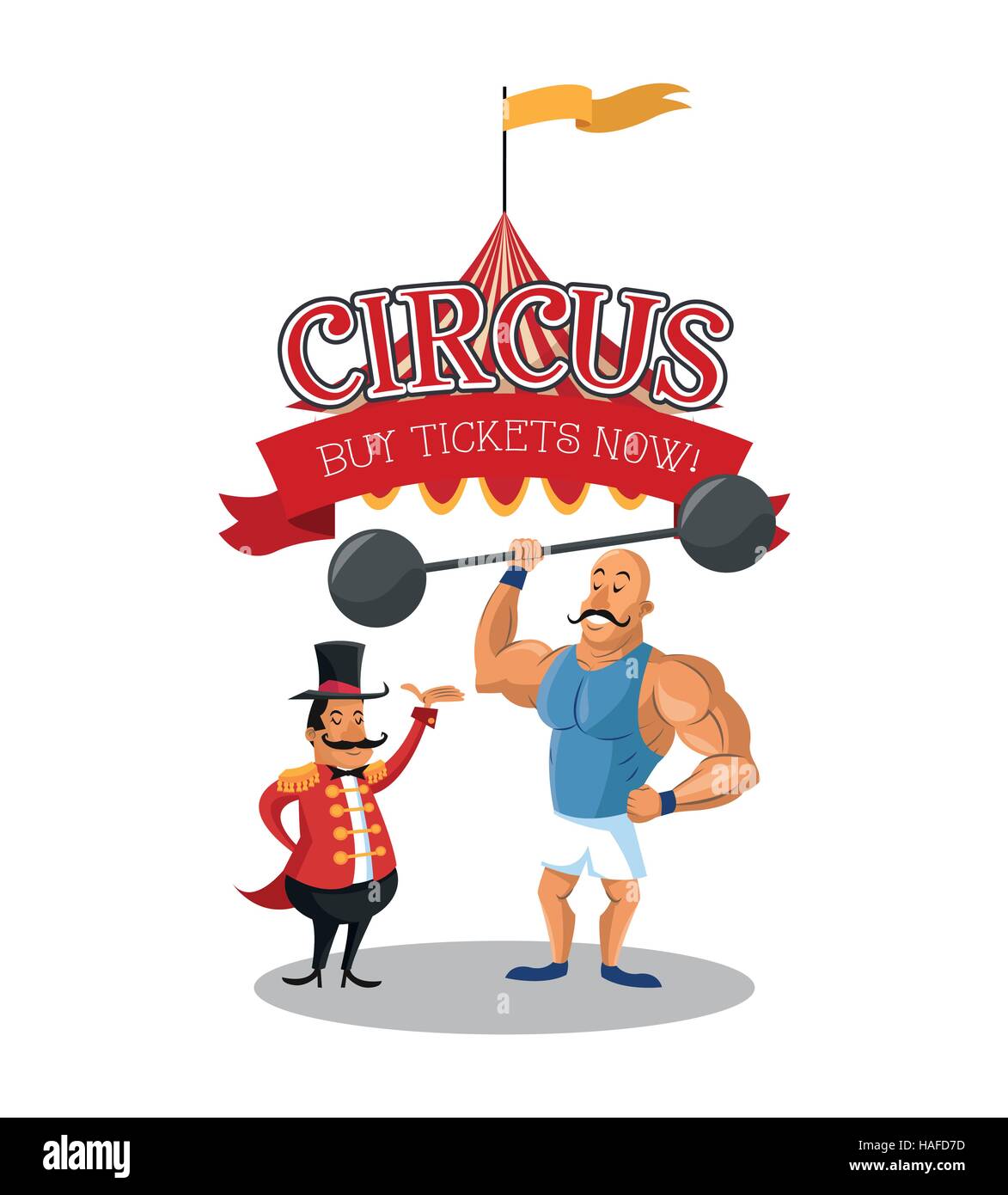 Strength man of circus and carnival design Stock Vector Image & Art - Alamy