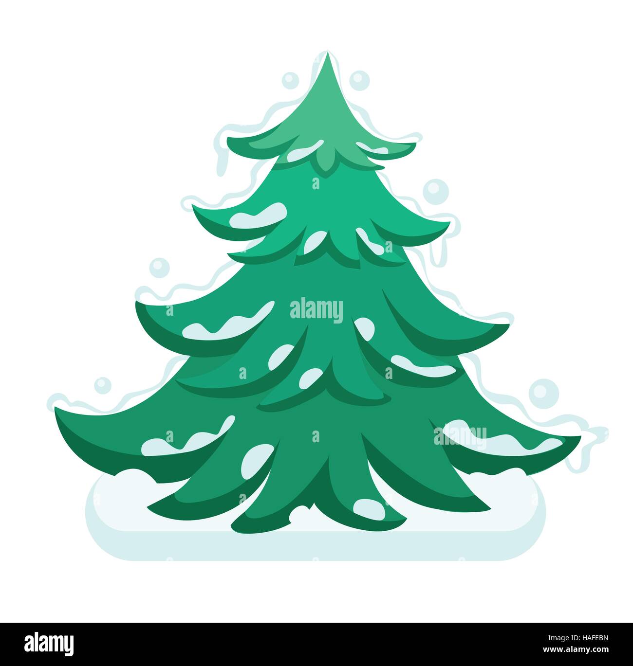 Fir tree vector Stock Vector Images - Alamy