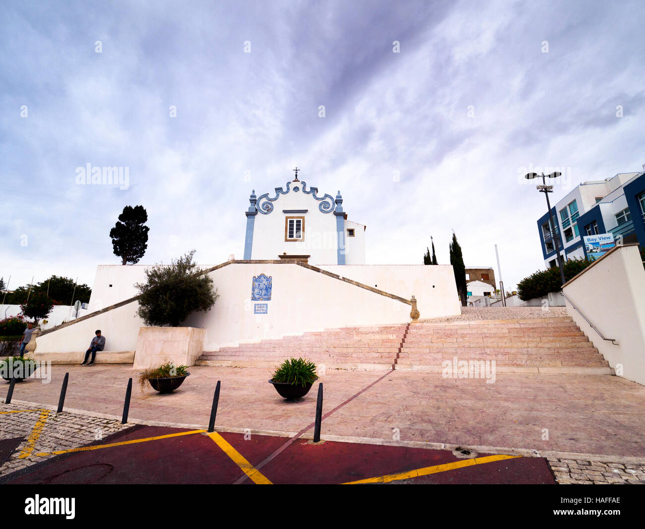 Igreja de Sant'Ana in Albufeira - Algarve region, Portugal Stock Photo