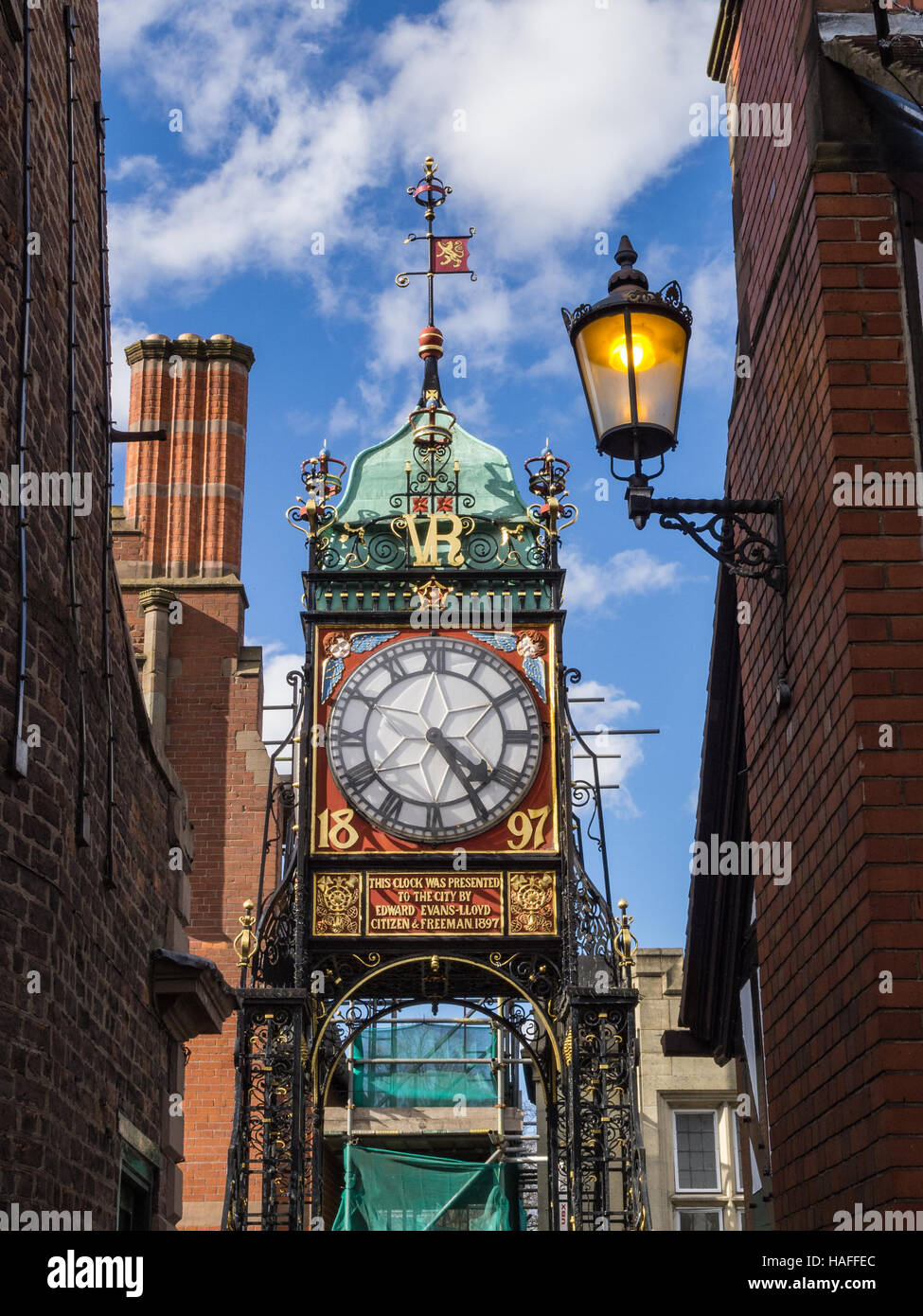 Clock on eastgate in hi-res stock photography and images - Alamy