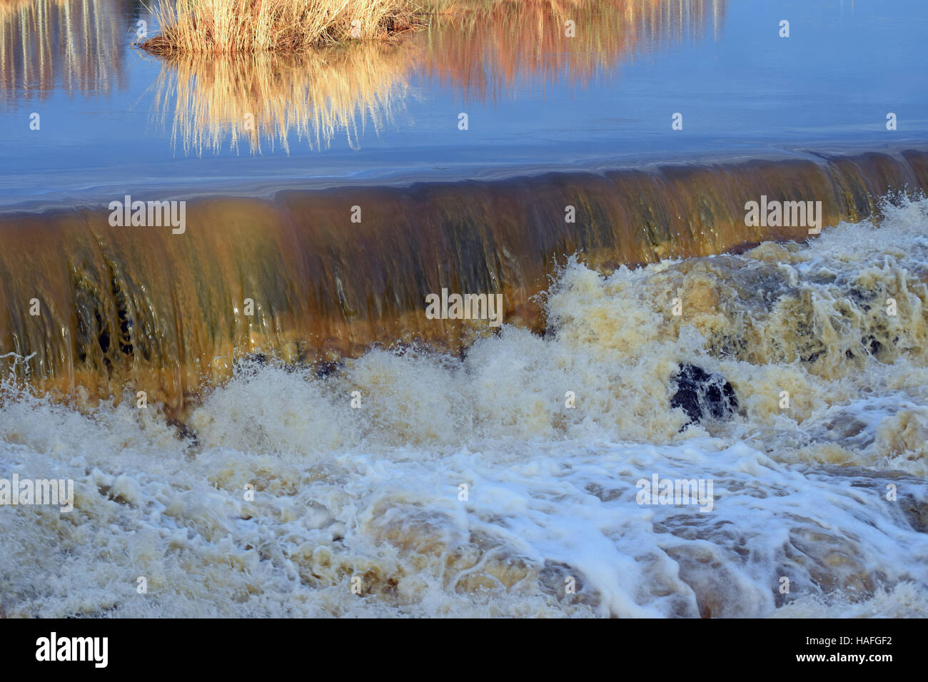 Flowing water Stock Photo