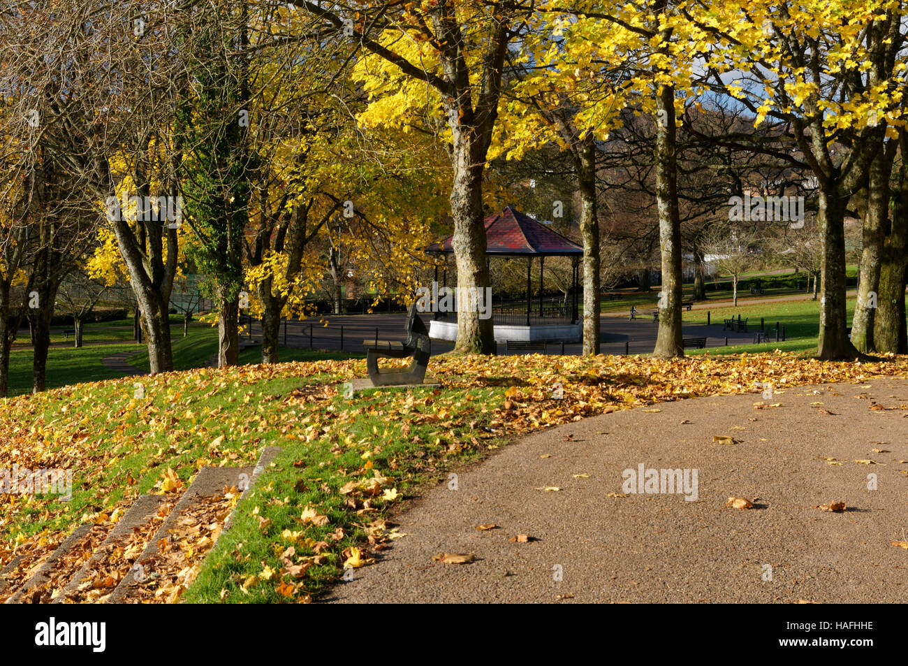 The Bandstand, Pontypool Park, Torfaen, South Wales Stock Photo Alamy