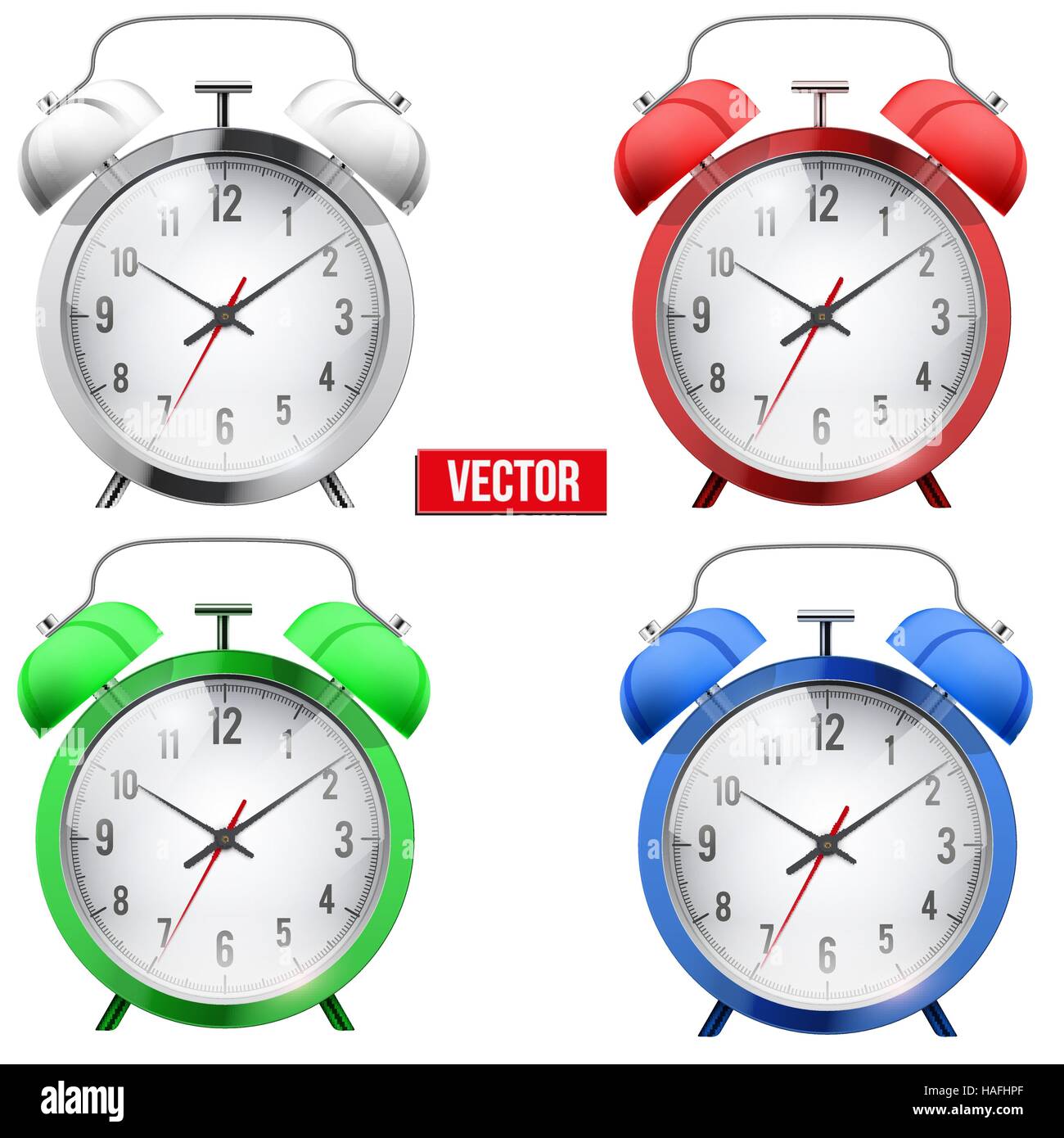 Traditional alarm clock Stock Vector Image & Art Alamy
