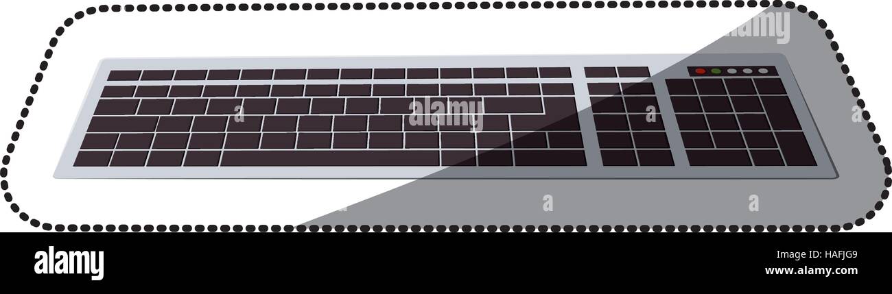 Keyboard icon. Device gadget technology and electronic theme. Isolated ...