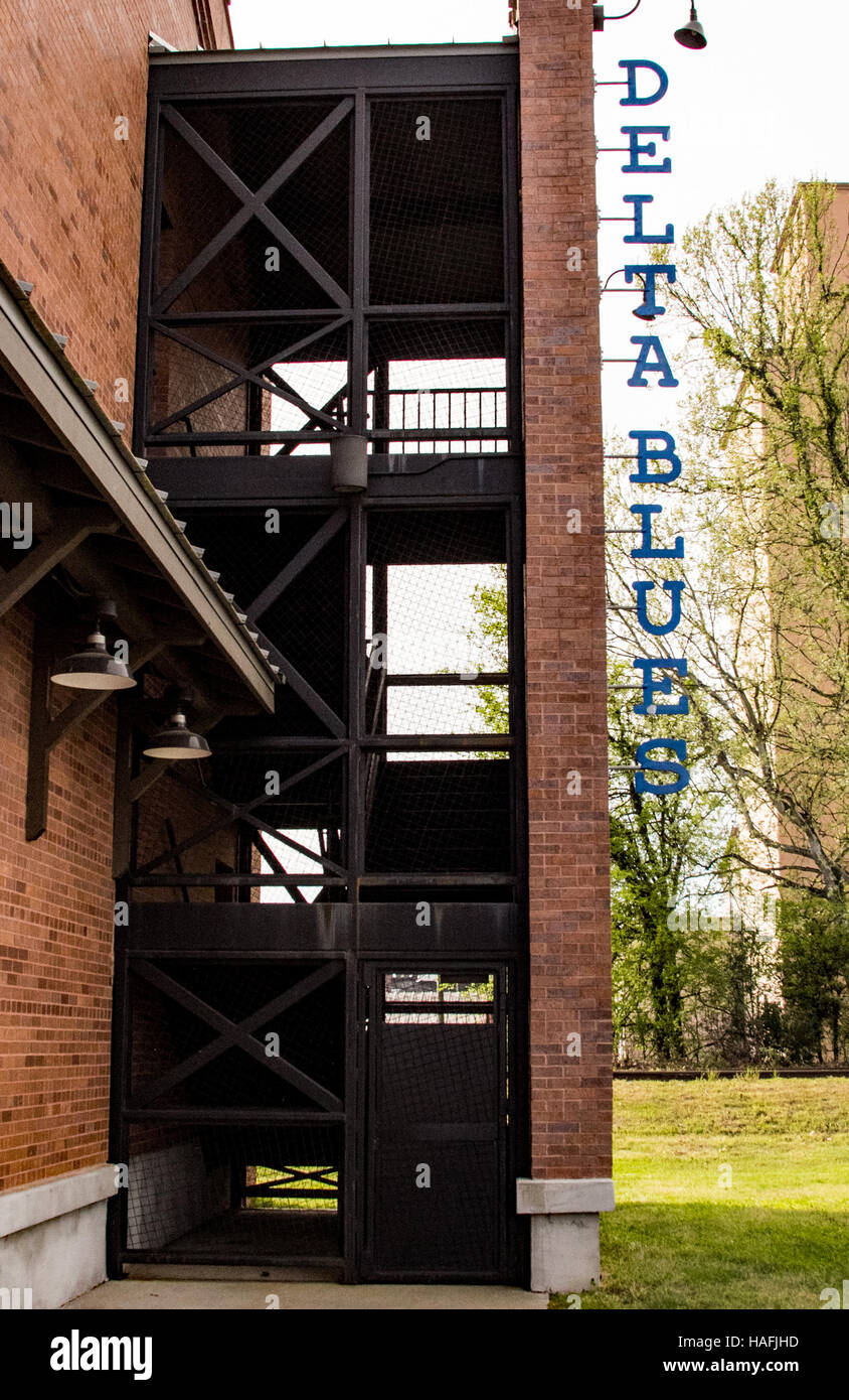 Delta Blues Museum in Clarksdale, Mississippi Stock Photo