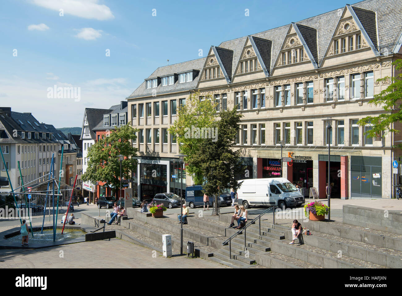Deutschland, NRW, Siegen, "Markt" in der Altstadt Stock Photo Alamy