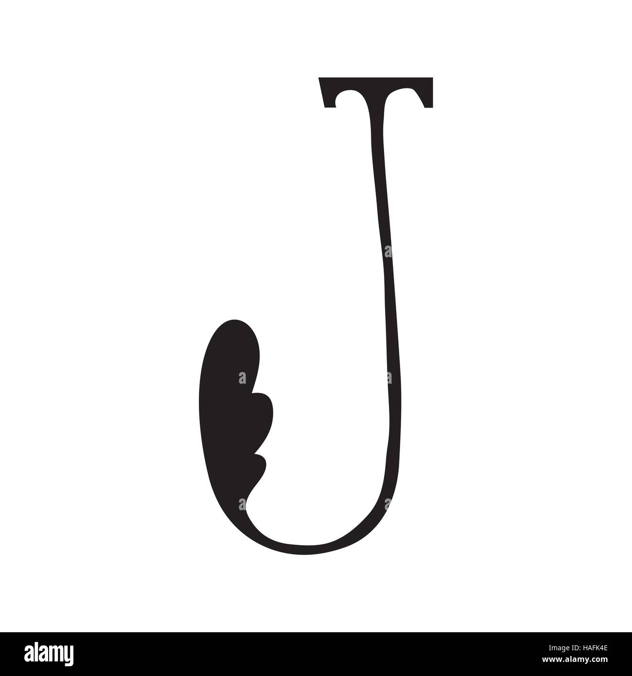 Gothic alphabet j Stock Vector Images Alamy