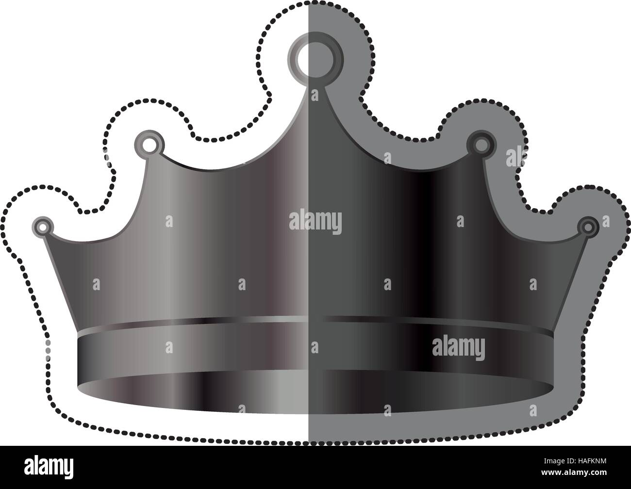 Crown icon. Royal king queen and luxury theme. Isolated design. Vector ...