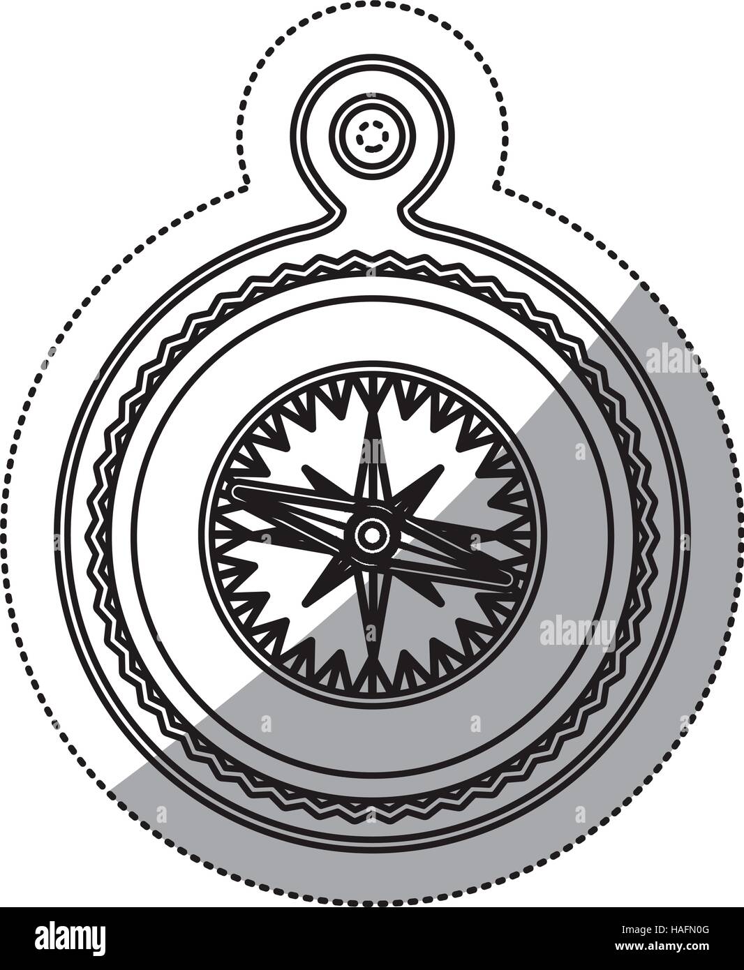 Compass icon. Instrument tool navigation location and object theme ...