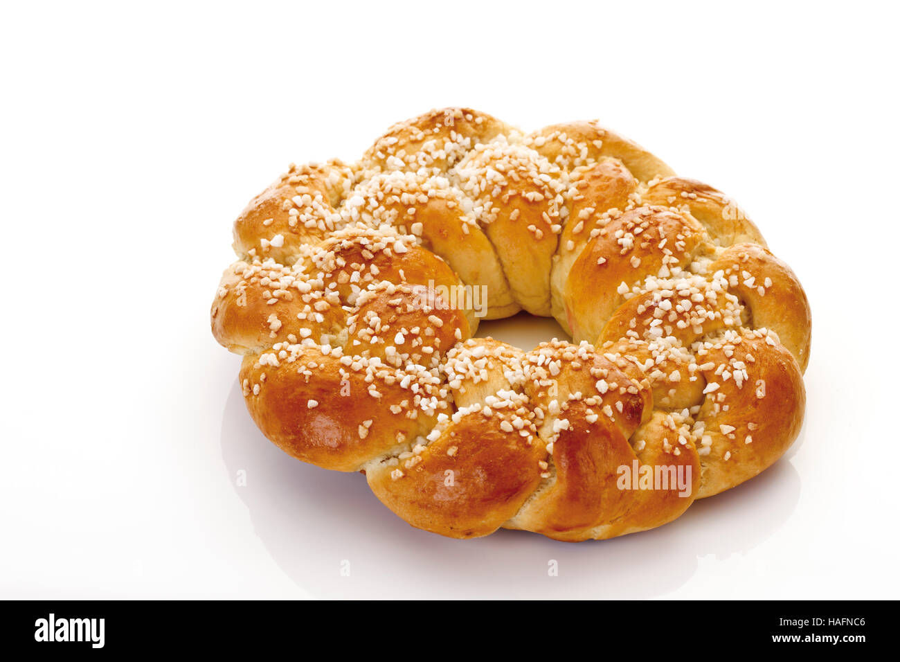 Hefekranz, German pastry Stock Photo