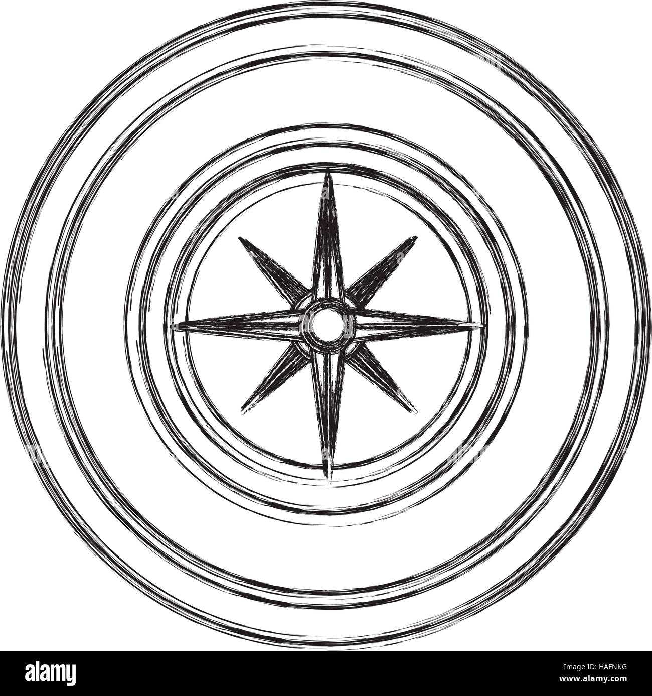 Compass icon. Instrument tool navigation location and object theme ...