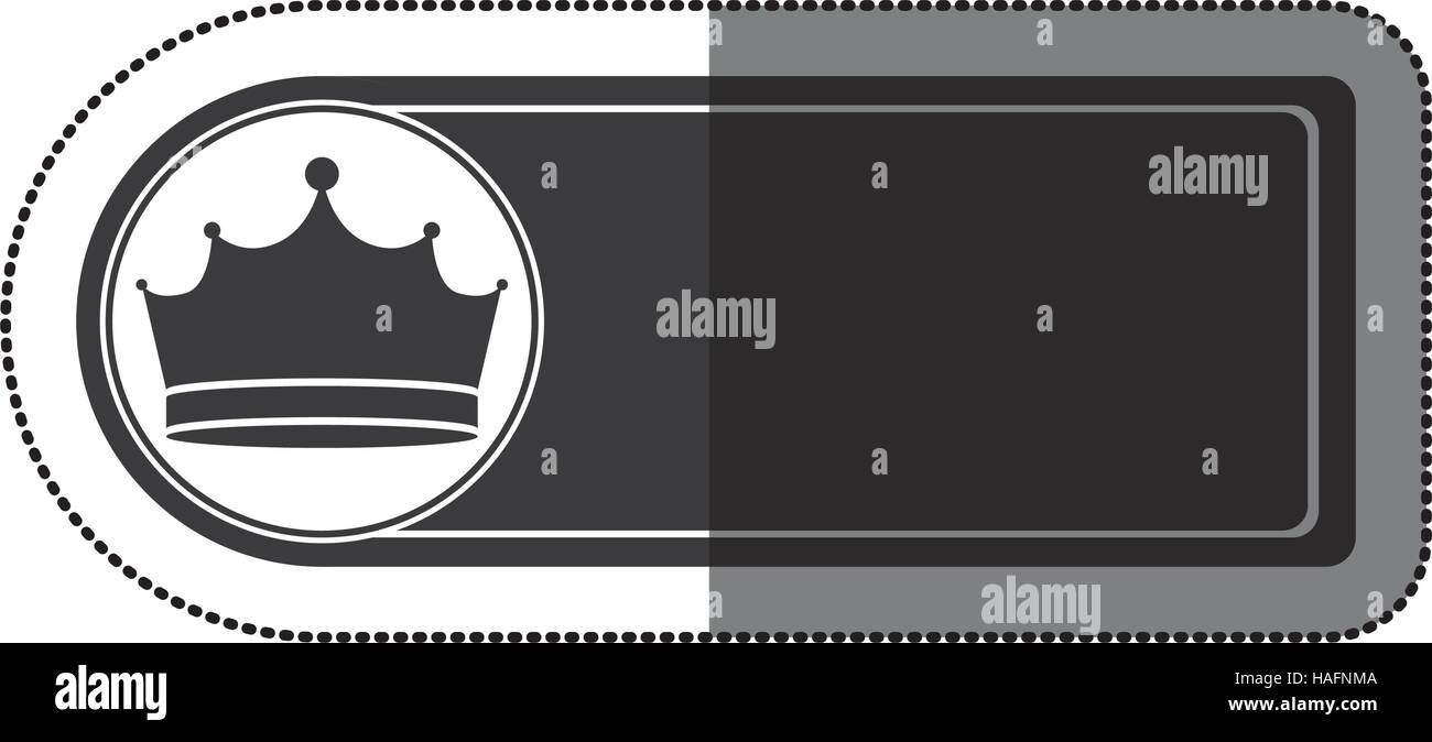 Crown icon. Royal king queen and luxury theme. Isolated design. Vector ...