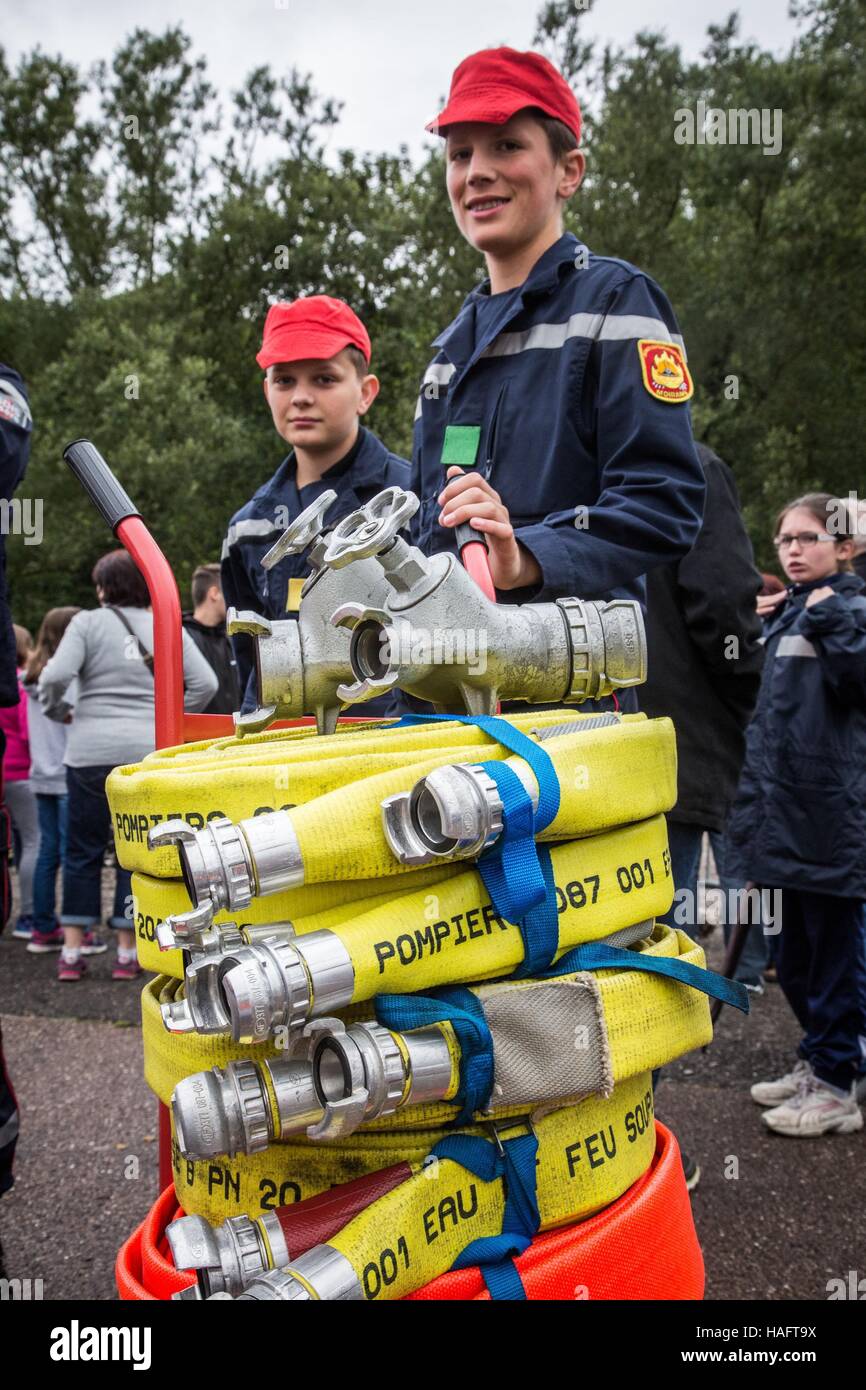 Firefighter Rally YOUNG FIREFIGHTERS' RALLY Stock Photo - Alamy