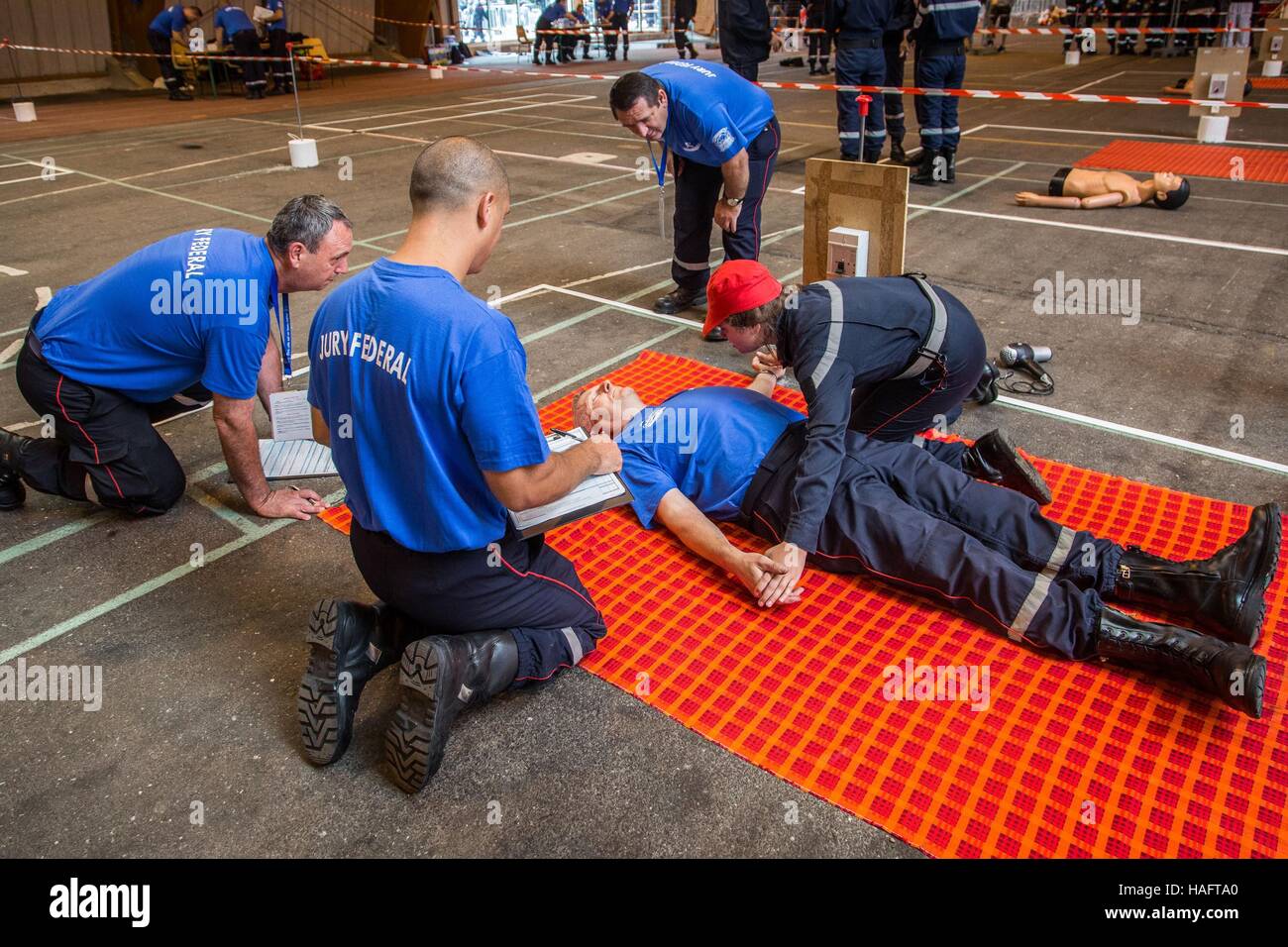 Firefighter Rally YOUNG FIREFIGHTERS' RALLY Stock Photo - Alamy