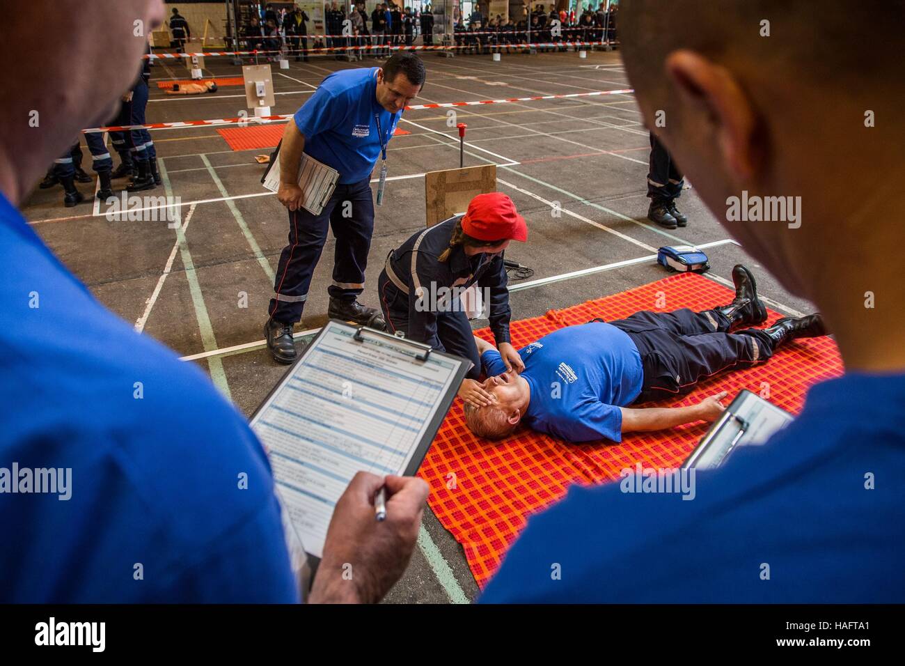 Firefighter Rally YOUNG FIREFIGHTERS' RALLY Stock Photo - Alamy