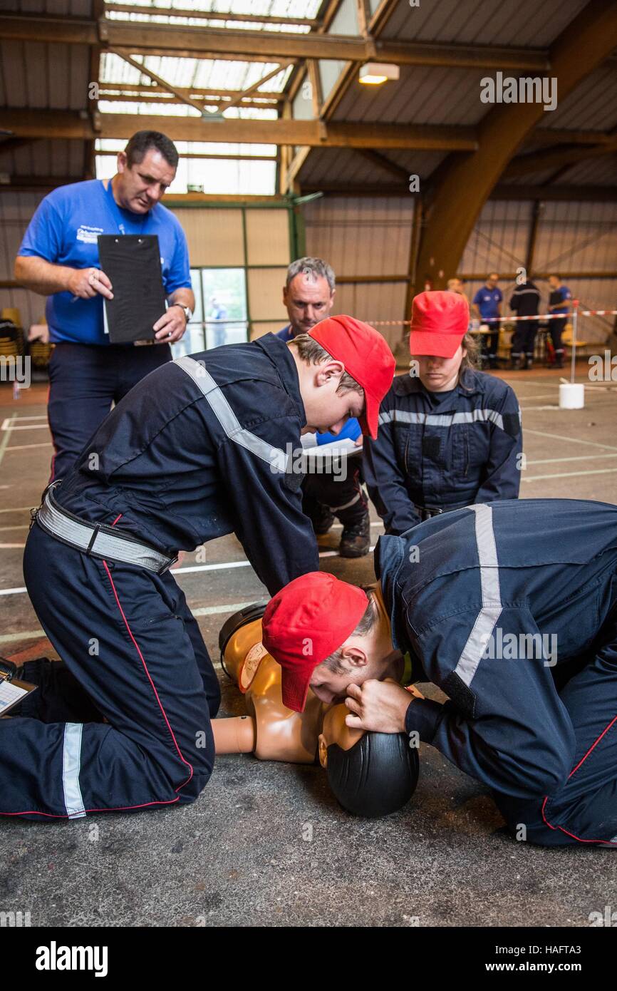 Firefighter Rally YOUNG FIREFIGHTERS' RALLY Stock Photo - Alamy