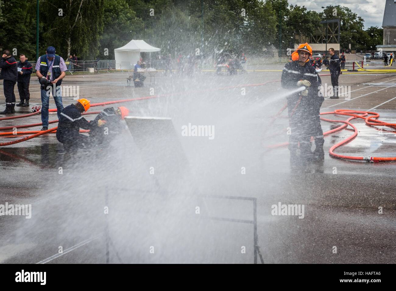 Firefighter Rally YOUNG FIREFIGHTERS' RALLY Stock Photo - Alamy