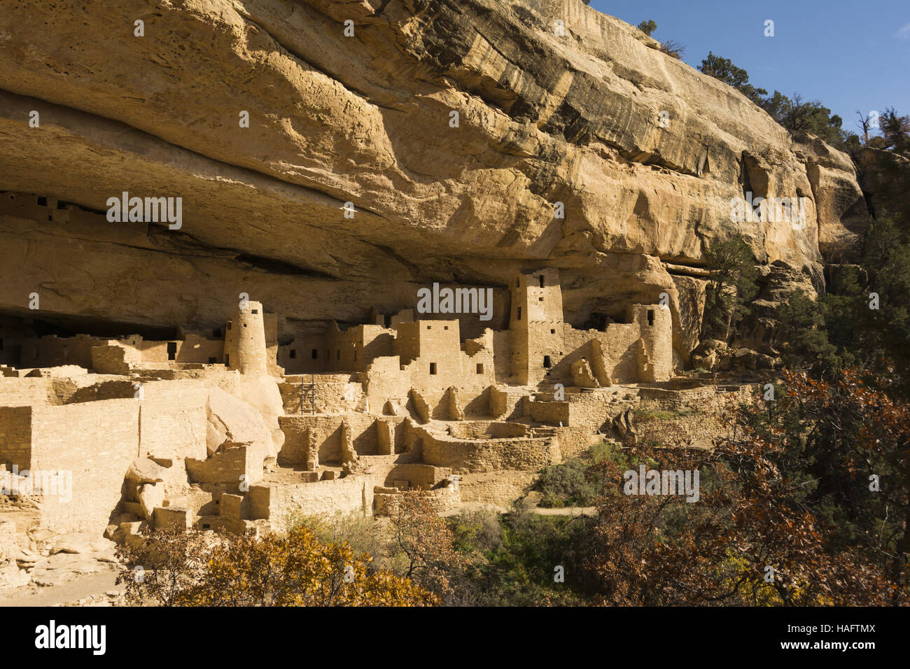Colorado, Mesa Verde National Park, Cliff Palace Stock Photo