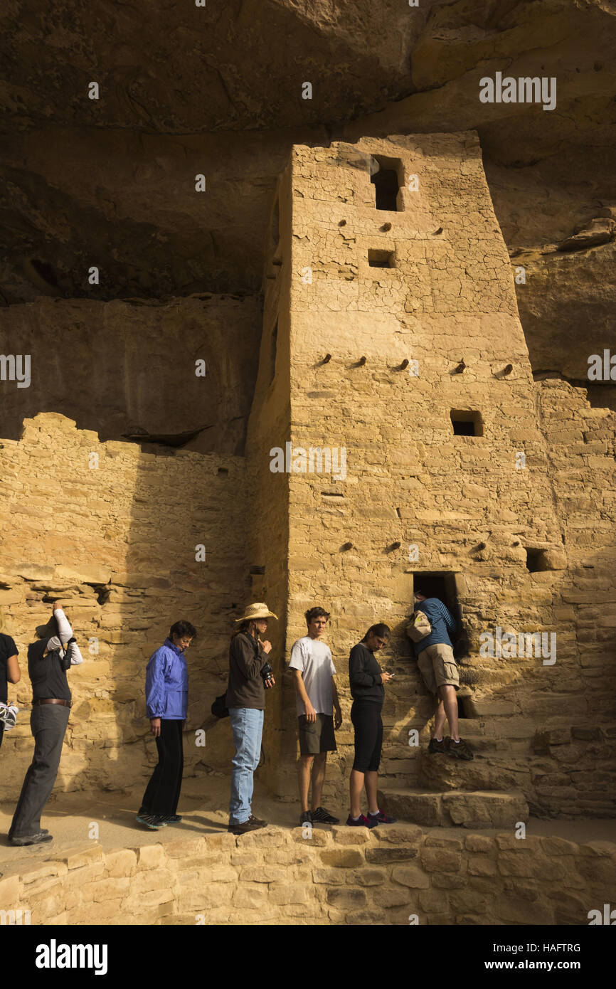 Colorado, Mesa Verde National Park, Cliff Palace Stock Photo - Alamy