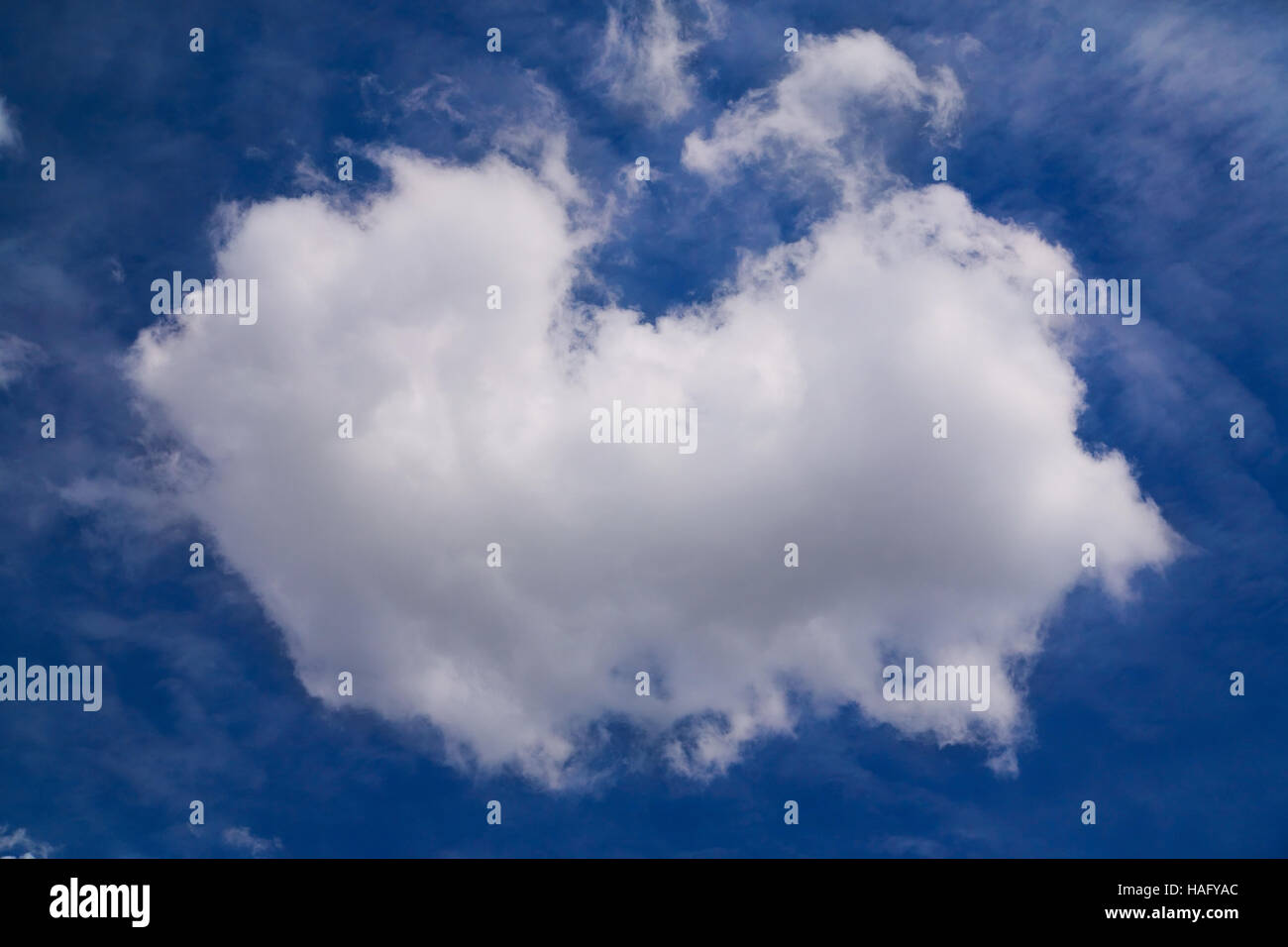 Beautiful clouds on a blue sky Stock Photo - Alamy