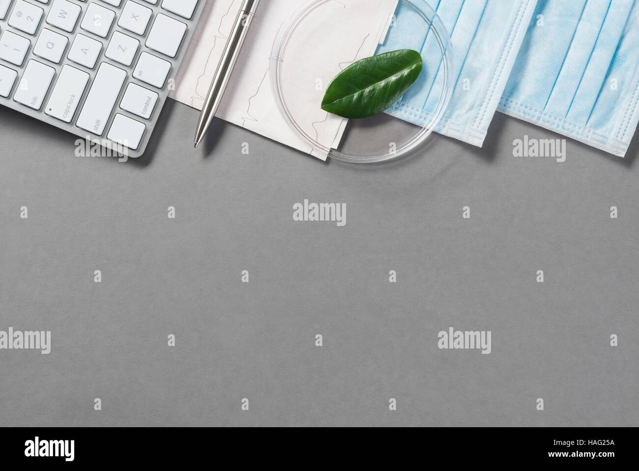 Workplace of health worker Stock Photo - Alamy