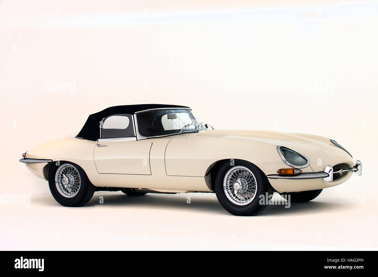 1964 Jaguar E type Series 1 Drophead Coupe Stock Photo