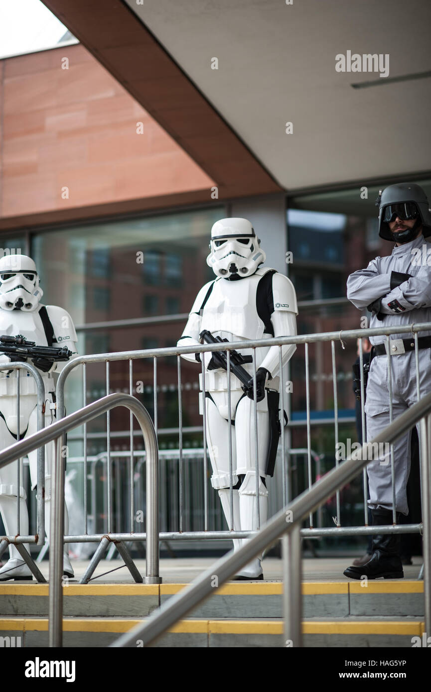 Manchester Comic Con Stock Photo Alamy