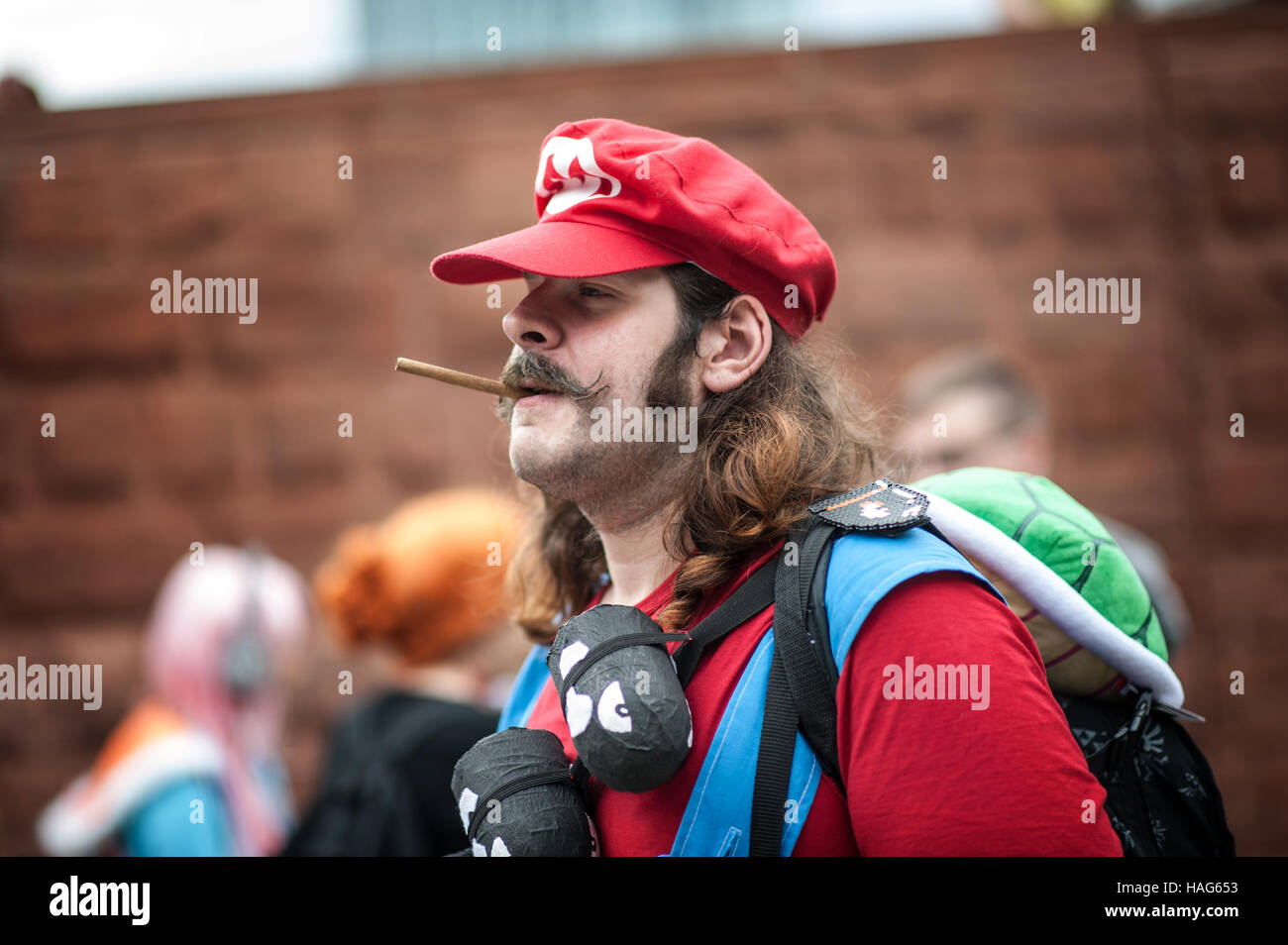 Manchester Comic Con Stock Photo Alamy