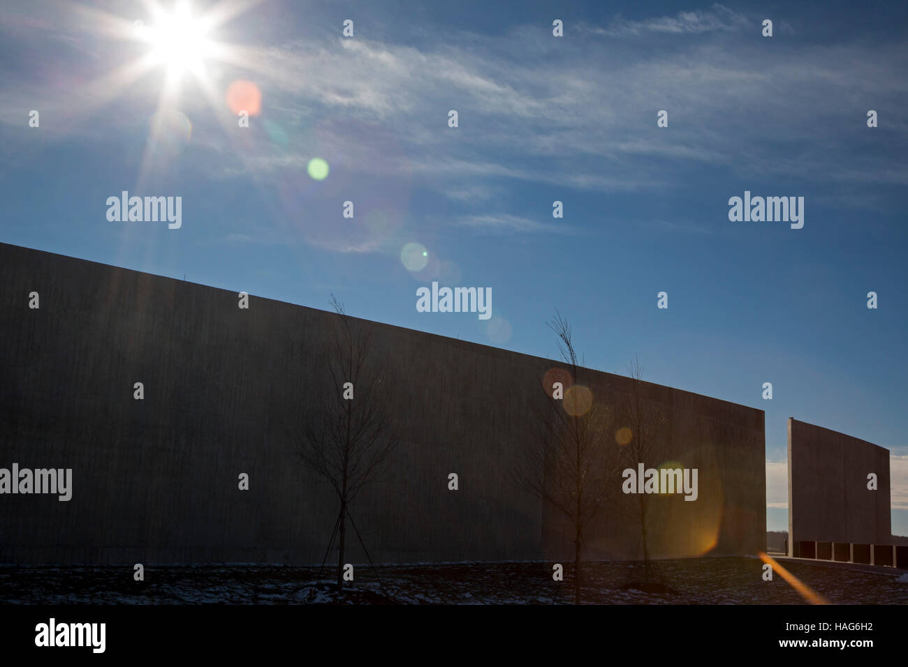 Shanksville, Pennsylvania The visitor center complex at the Flight 93