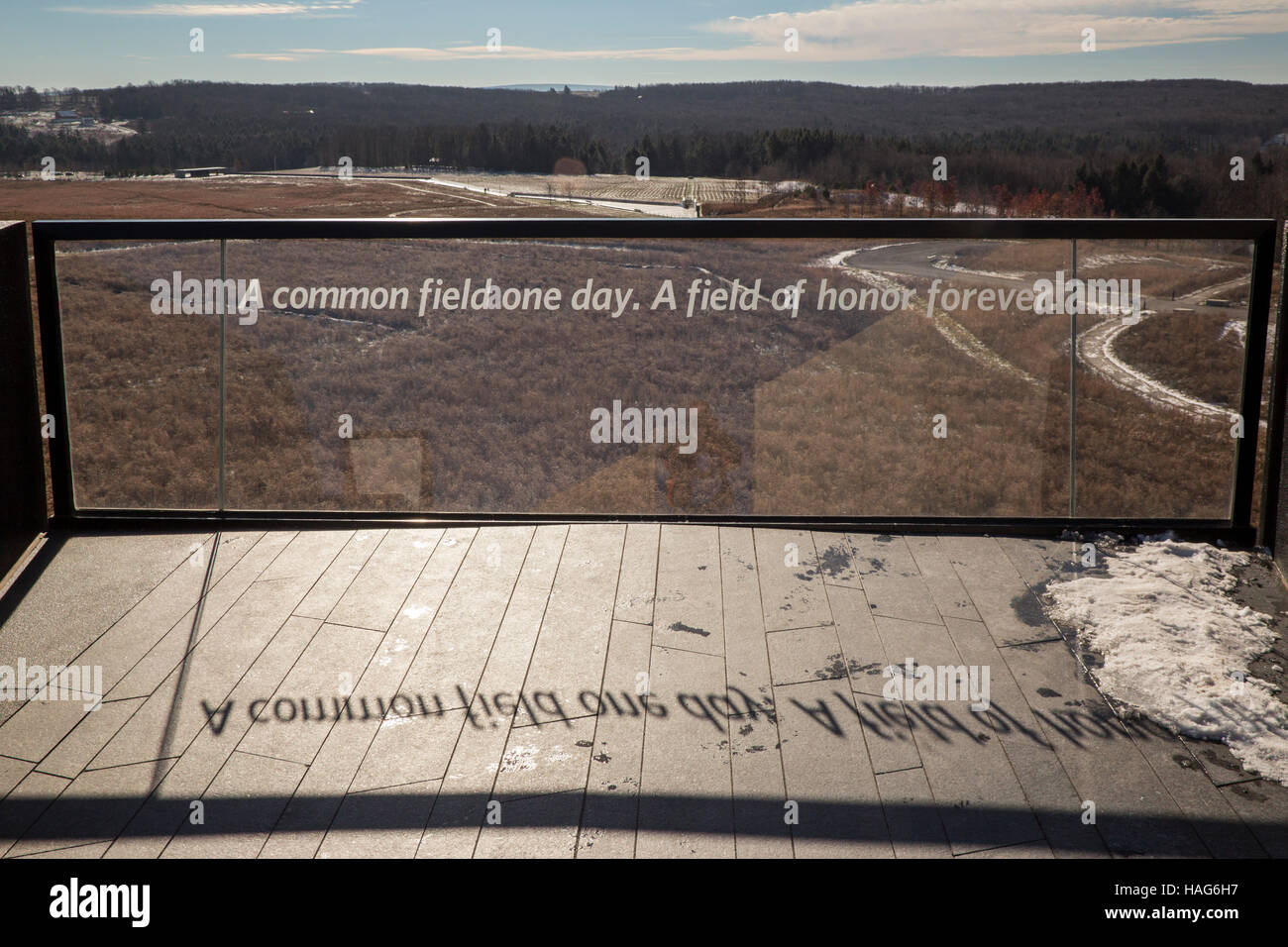 Shanksville, Pennsylvania The visitor center complex at the Flight 93