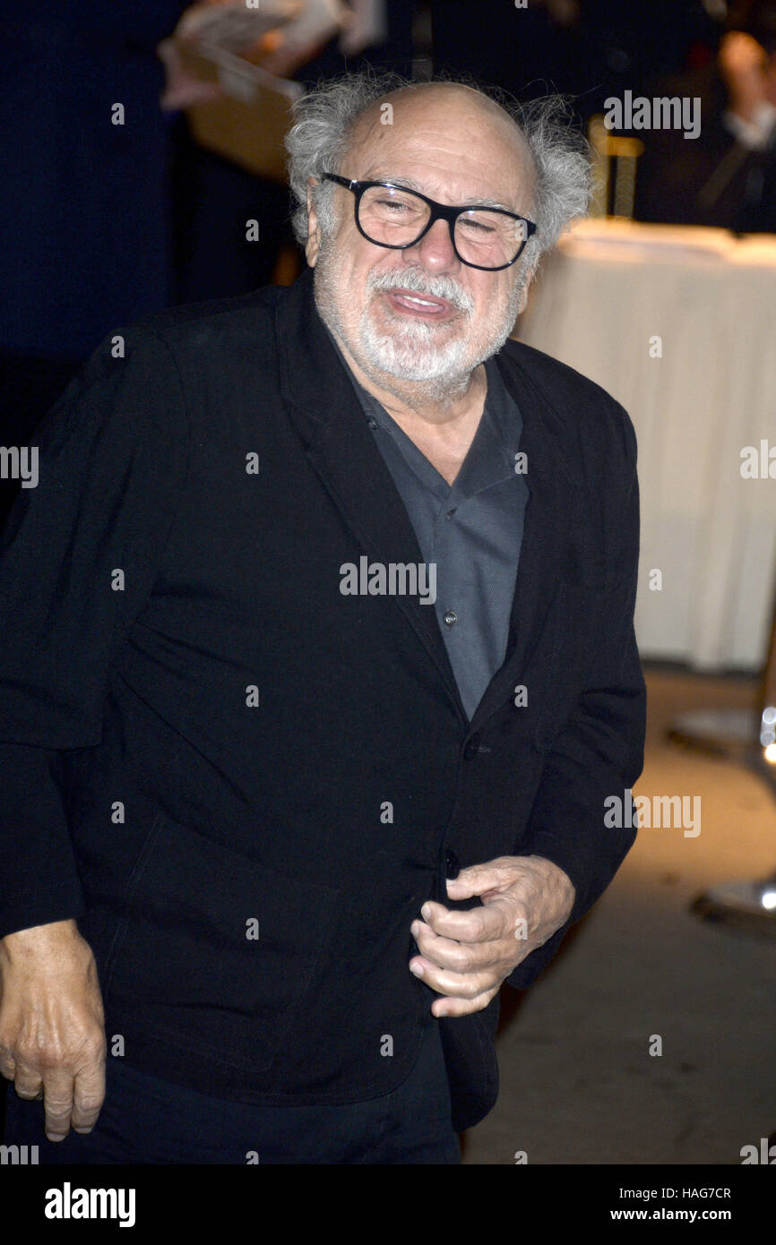 New York City. 28th Nov, 2016. Danny DeVito attends the 26th Annual Gotham Independent Film Awards at Cipriani Wall Street on November 28, 2016 in New York City. | Verwendung weltweit © dpa/Alamy Live News Stock Photo