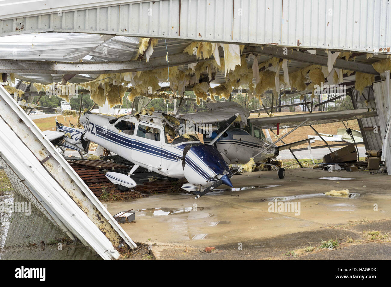 Sulligent, Al, USA. 29th Nov, 2016. A tornado tore through an area just