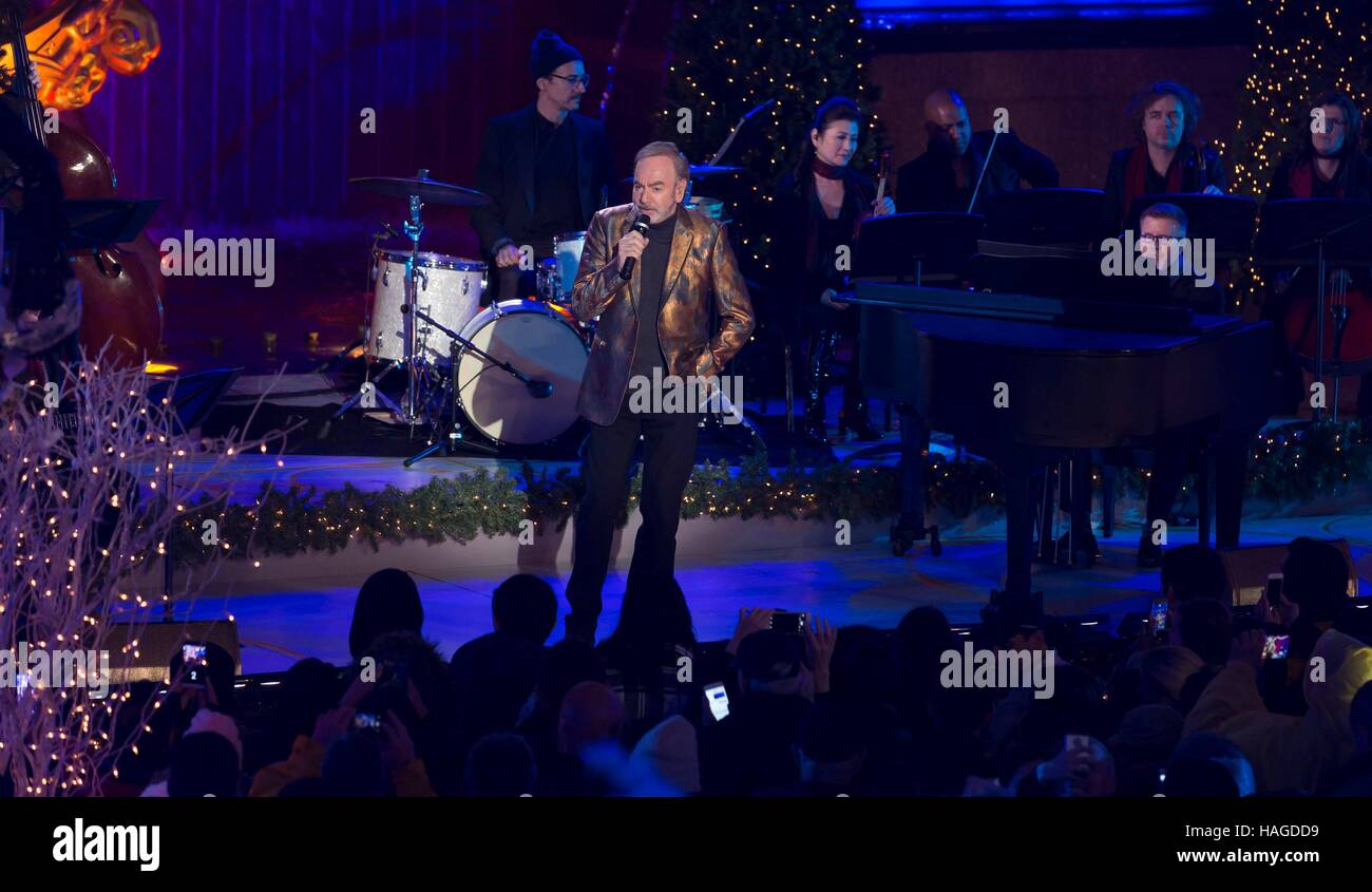 New York, NY, USA. 30th Nov, 2016. Neil Diamond at a public appearance