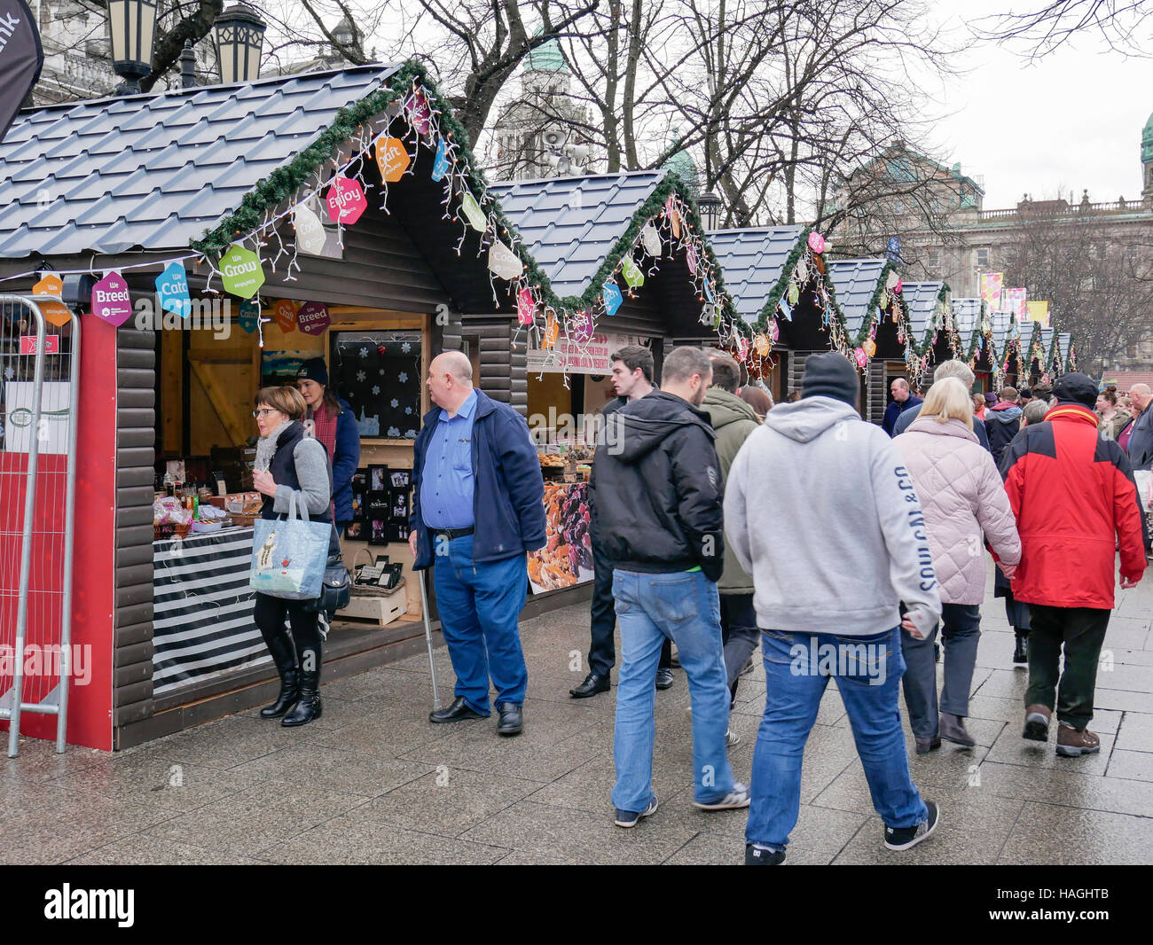 Belfast, Northern Ireland, UK, 1st December 2016. The Christmas Market
