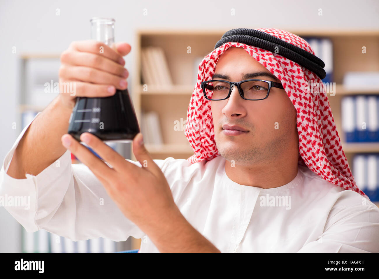 Arab businessman working in the office Stock Photo - Alamy