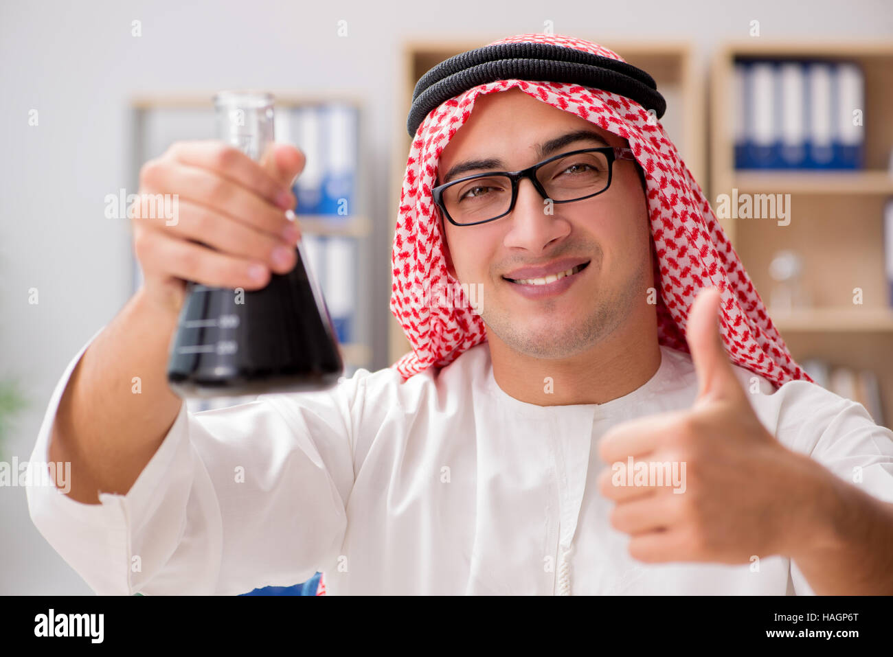 Arab businessman working in the office Stock Photo - Alamy
