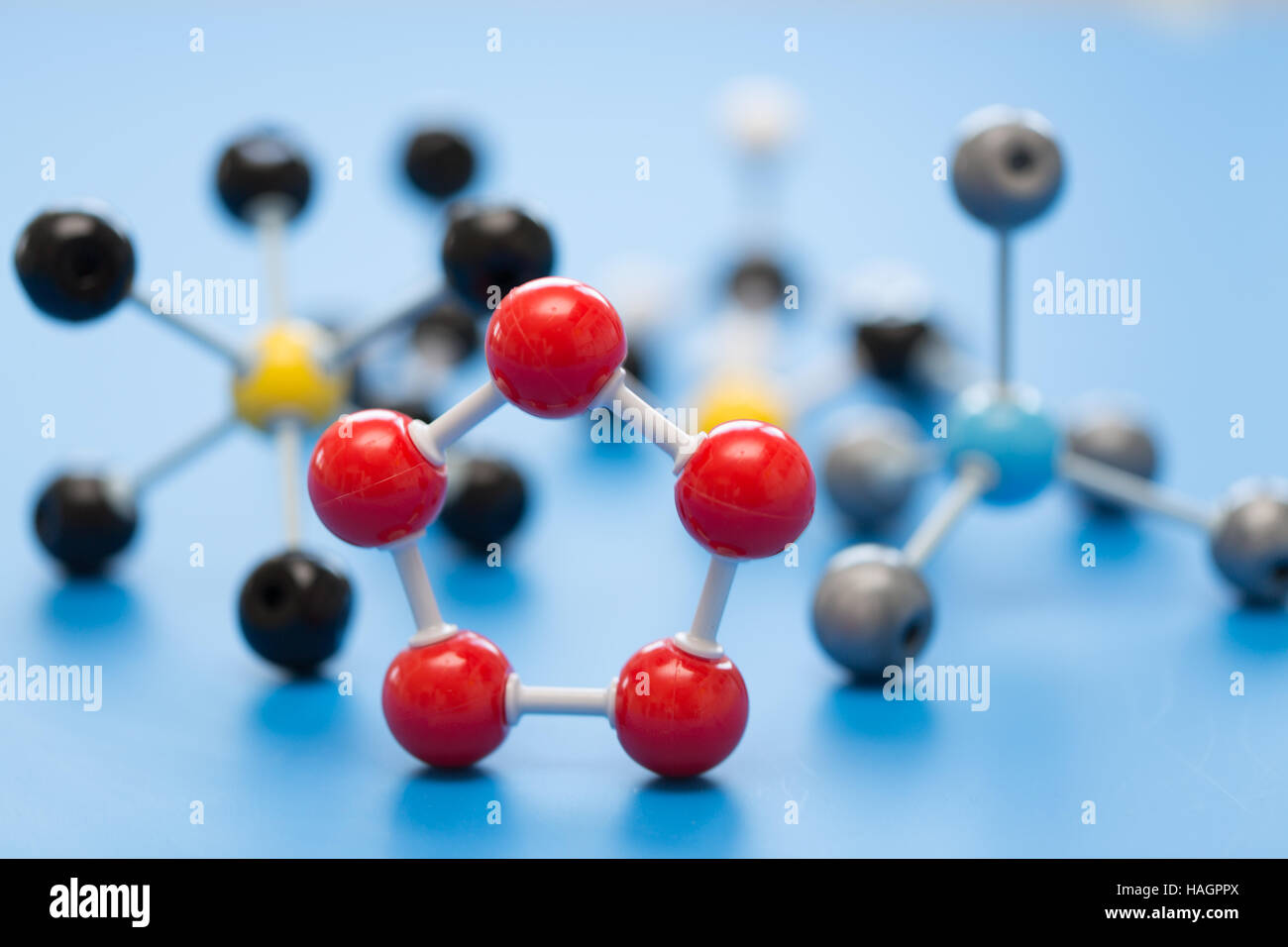 molecule model in school lab Stock Photo Alamy