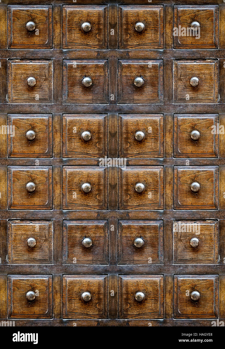 Vintage wooden drawers Stock Photo Alamy